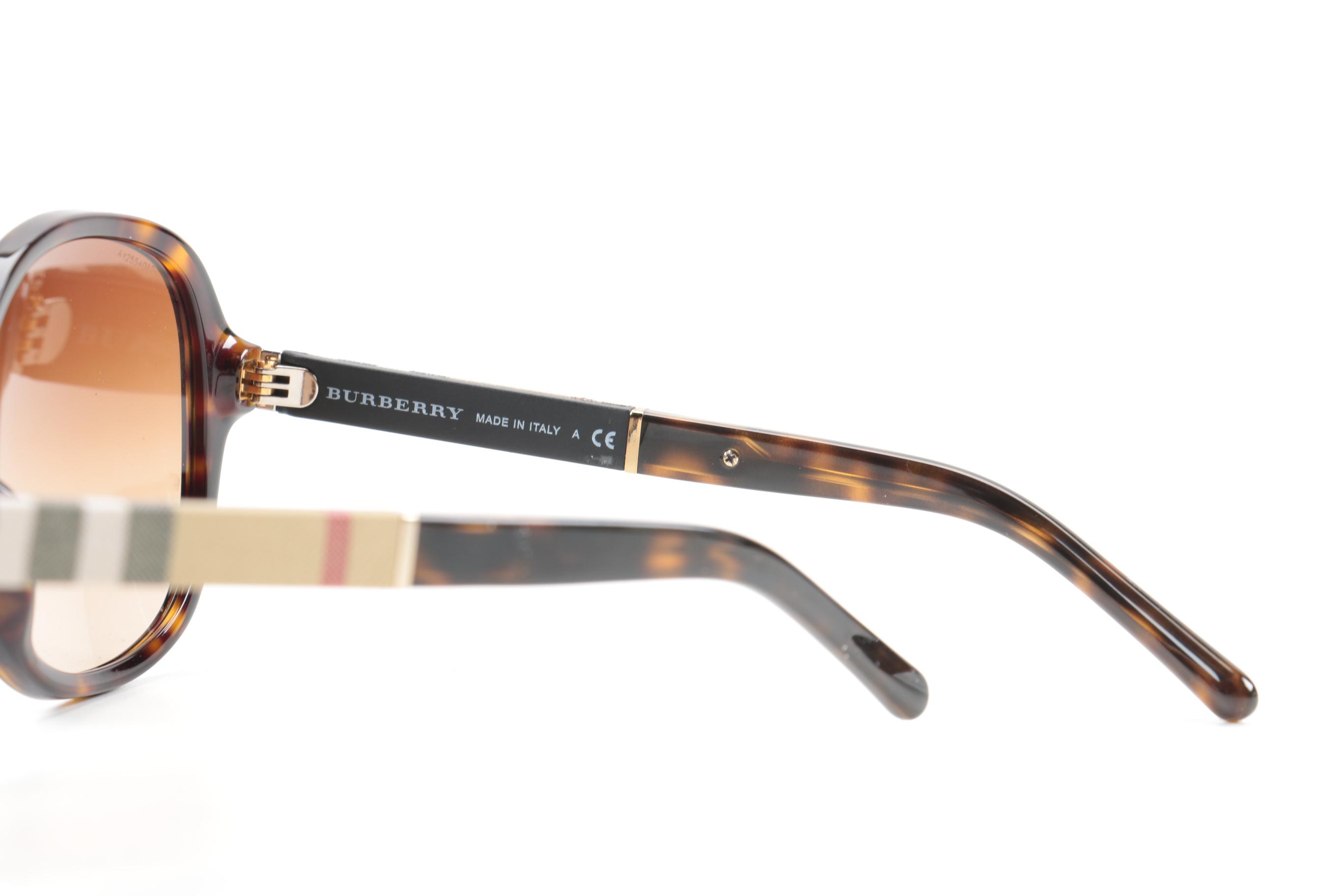 Burberry Faux Tortoise Sunglasses