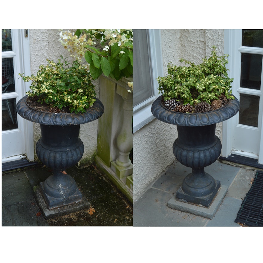 Cast Iron Outdoor Planters