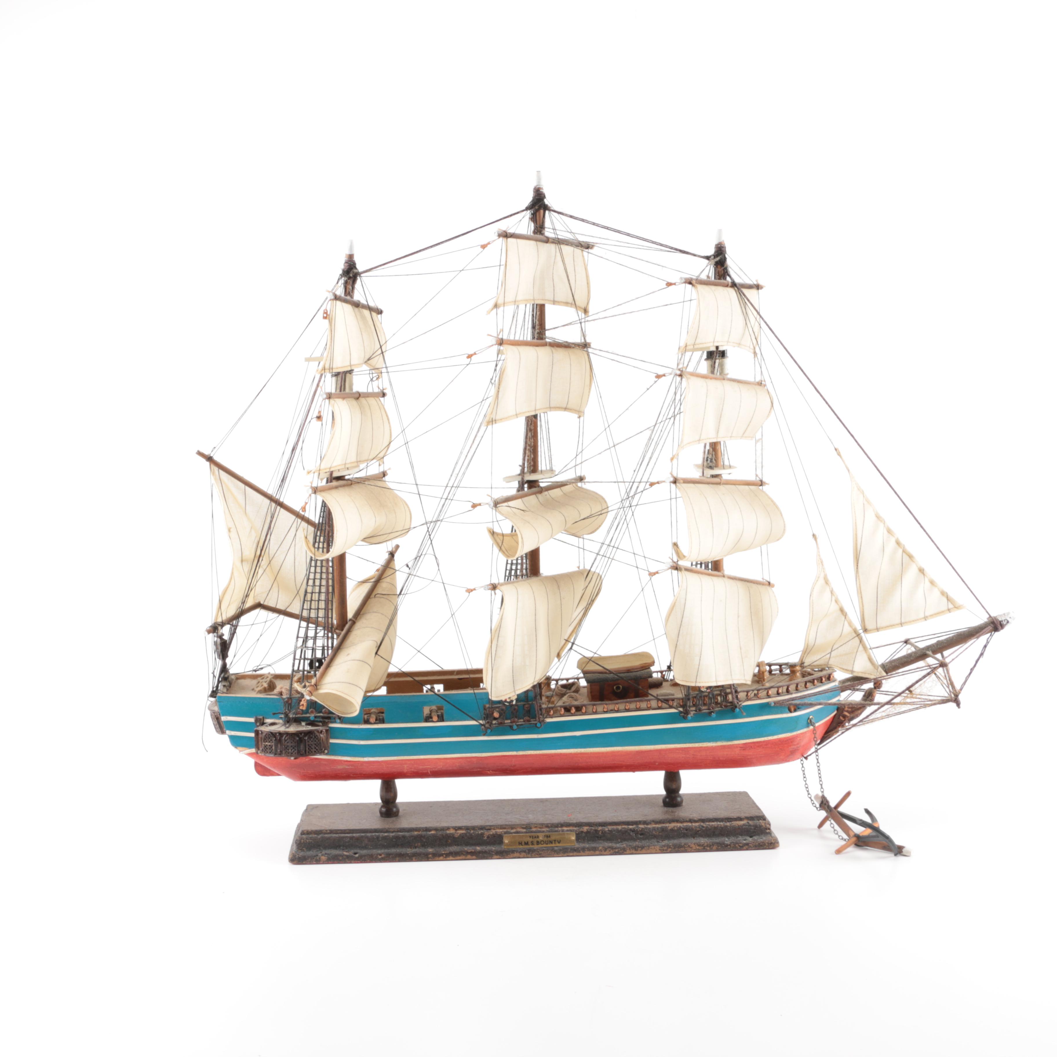 H.M.S. Bounty Model Ship
