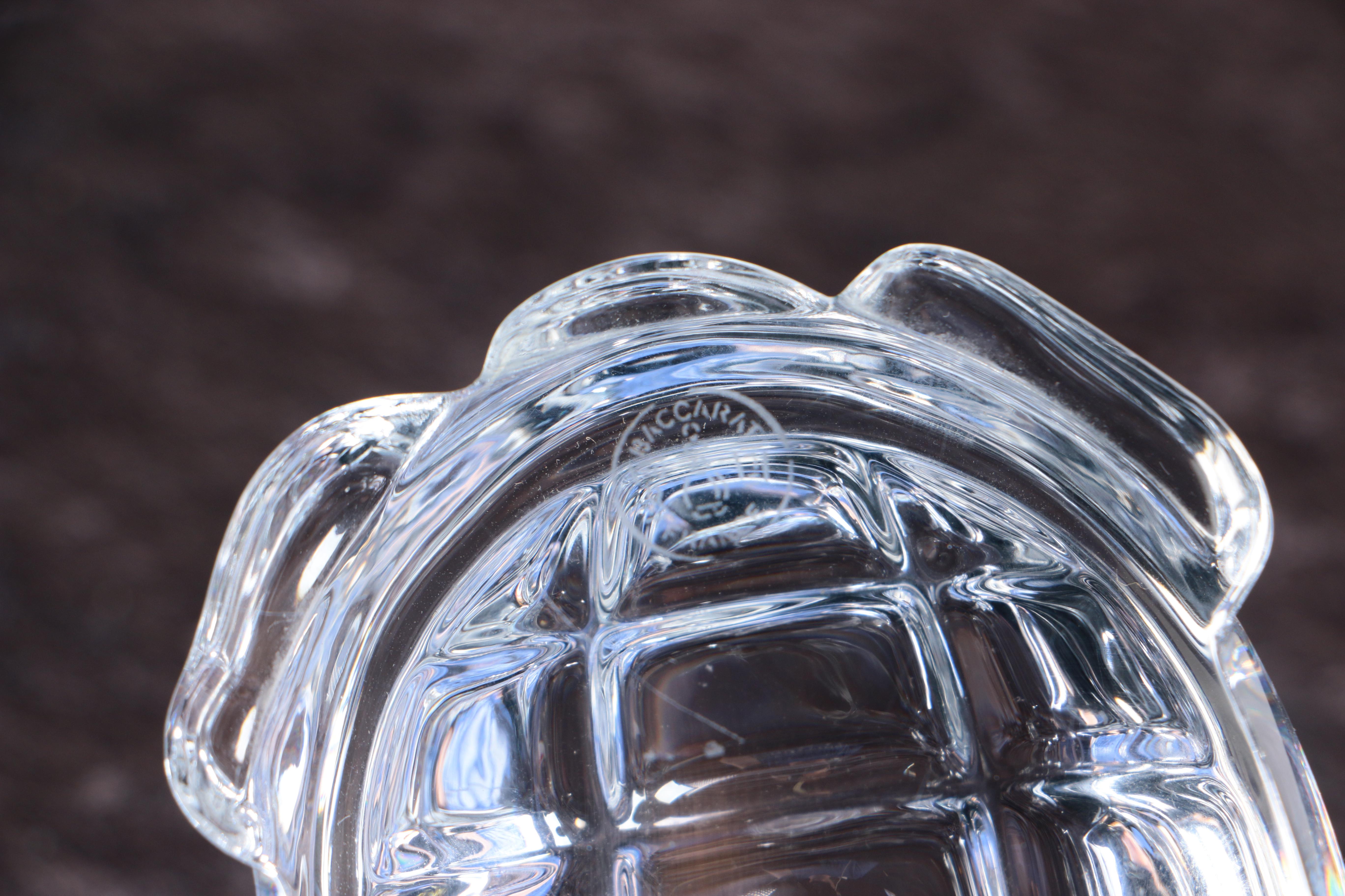 Baccarat Crystal Andrew Jackson Sulphide and Turtle Paperweights