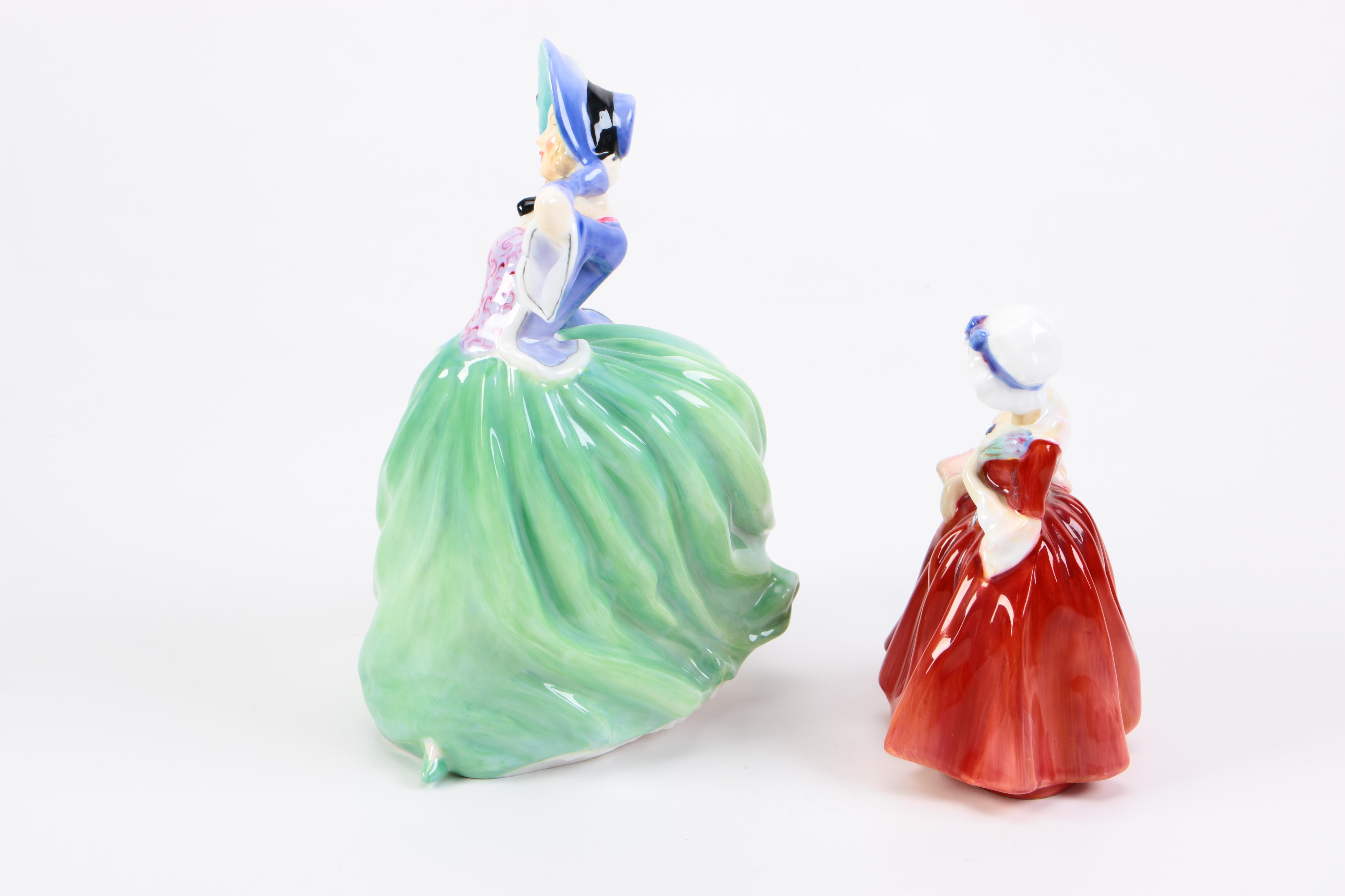 Royal Doulton Porcelain  "Autumn Breezes" and "Lavinia"