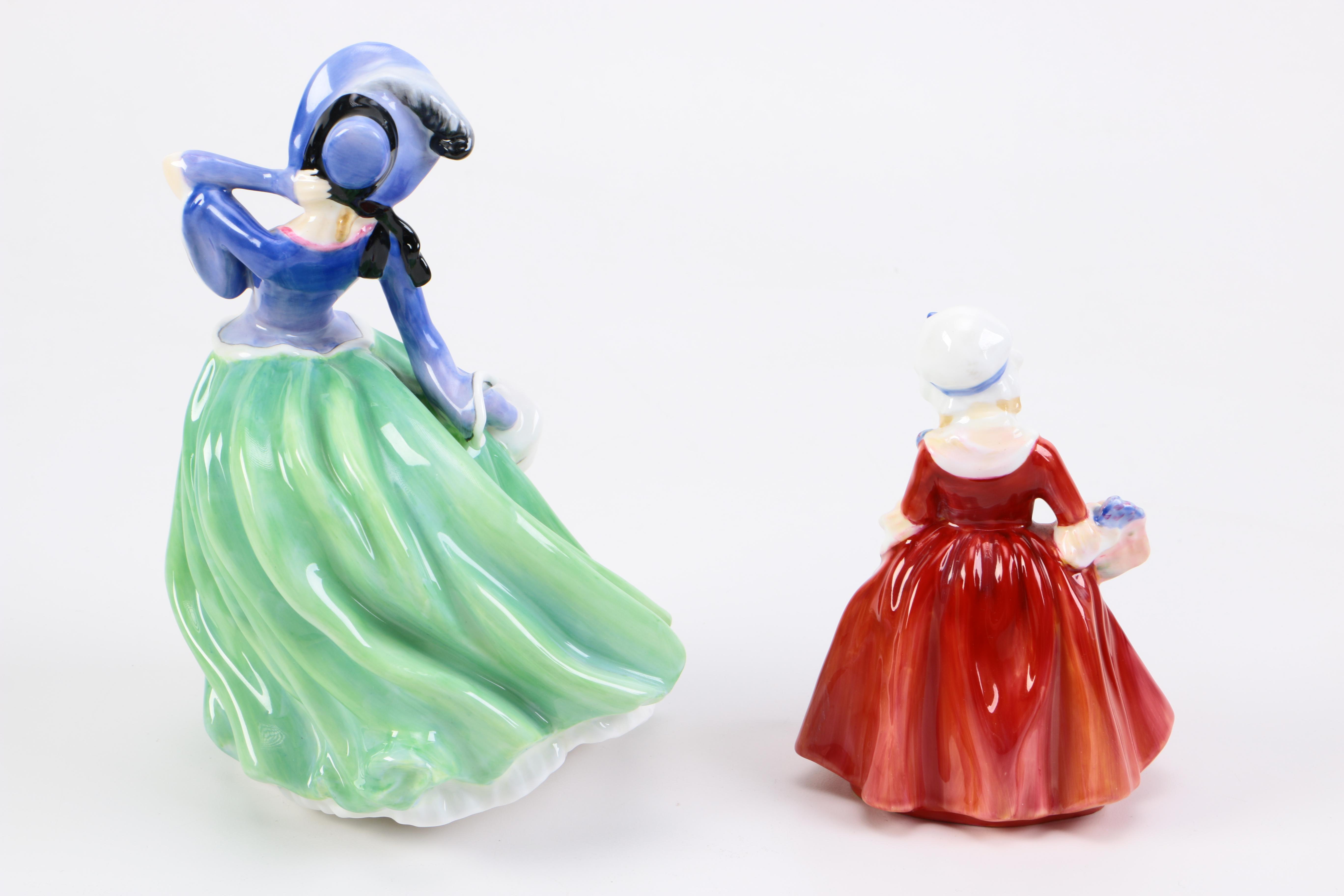 Royal Doulton Porcelain  "Autumn Breezes" and "Lavinia"