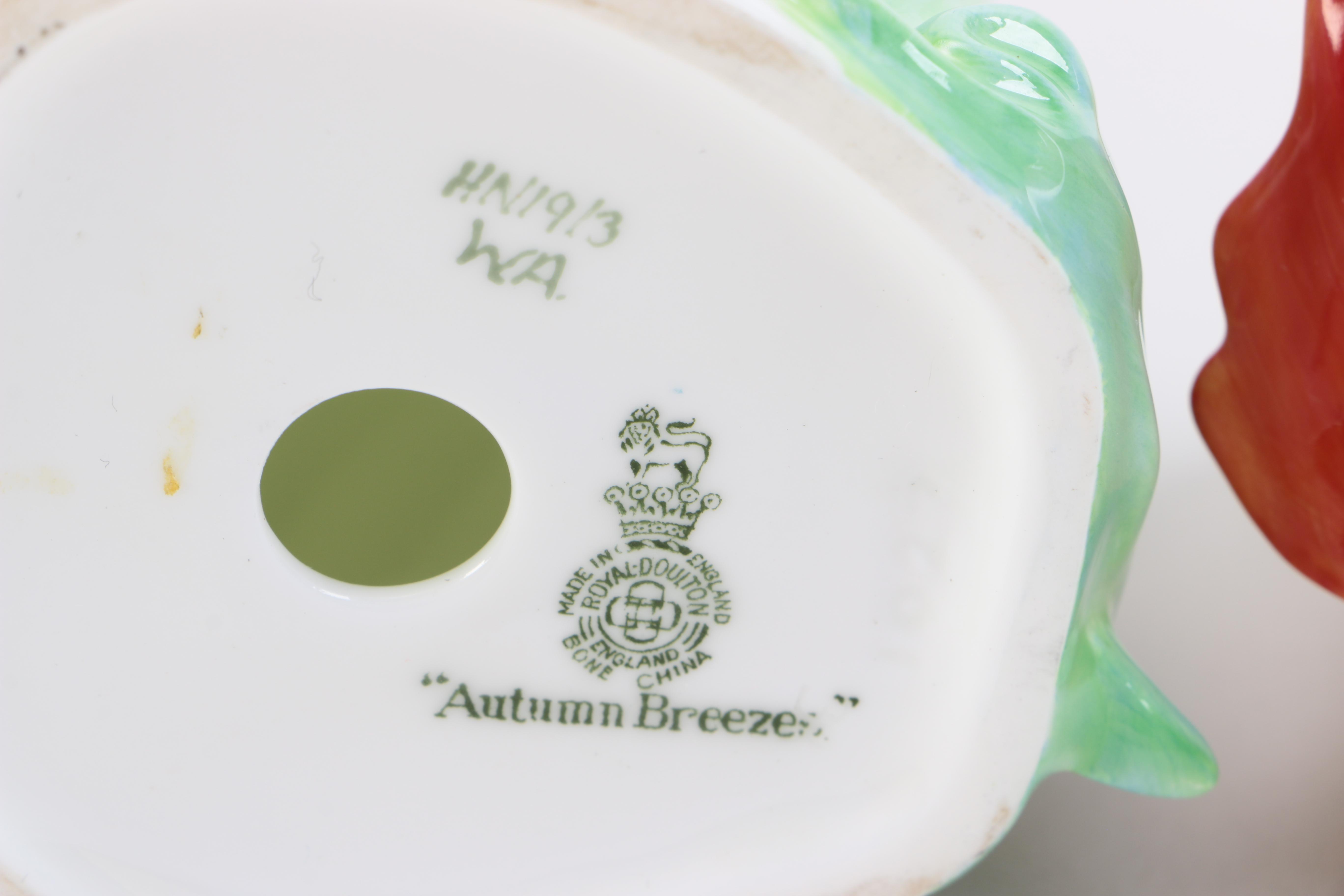 Royal Doulton Porcelain  "Autumn Breezes" and "Lavinia"