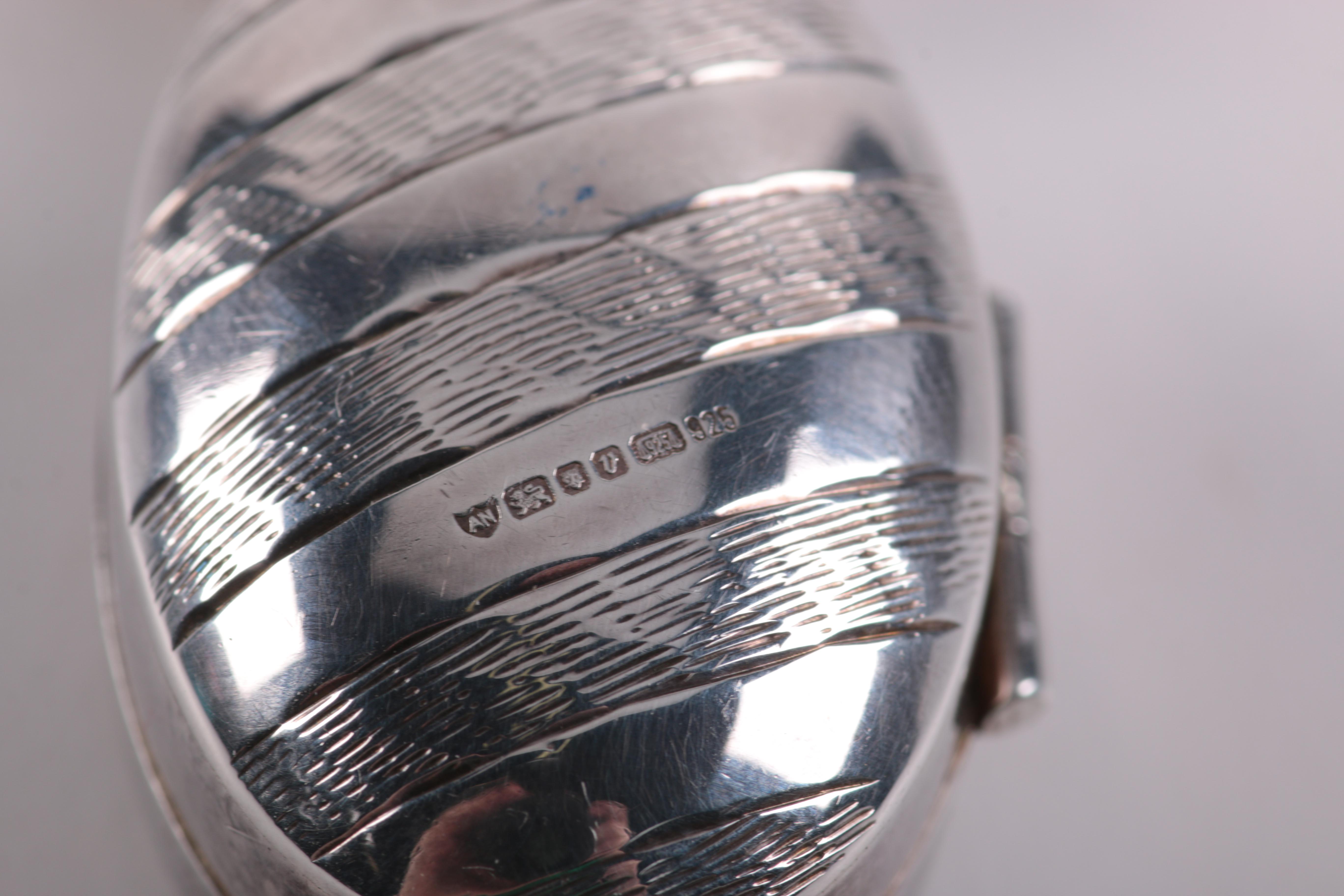 1995 Ari D Norman British Sterling Candy Pill Box