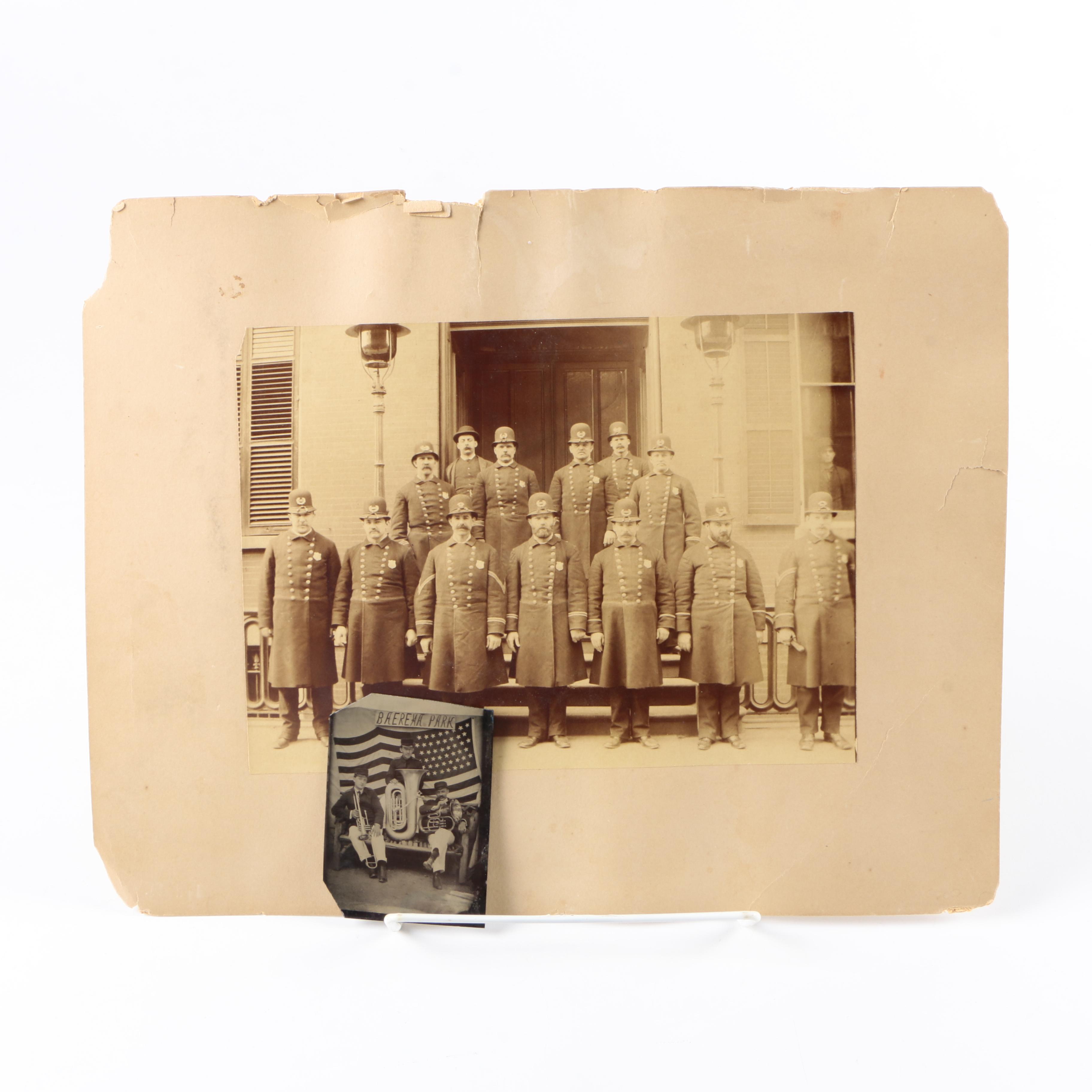 Pair of Photographs of Figurative Scenes