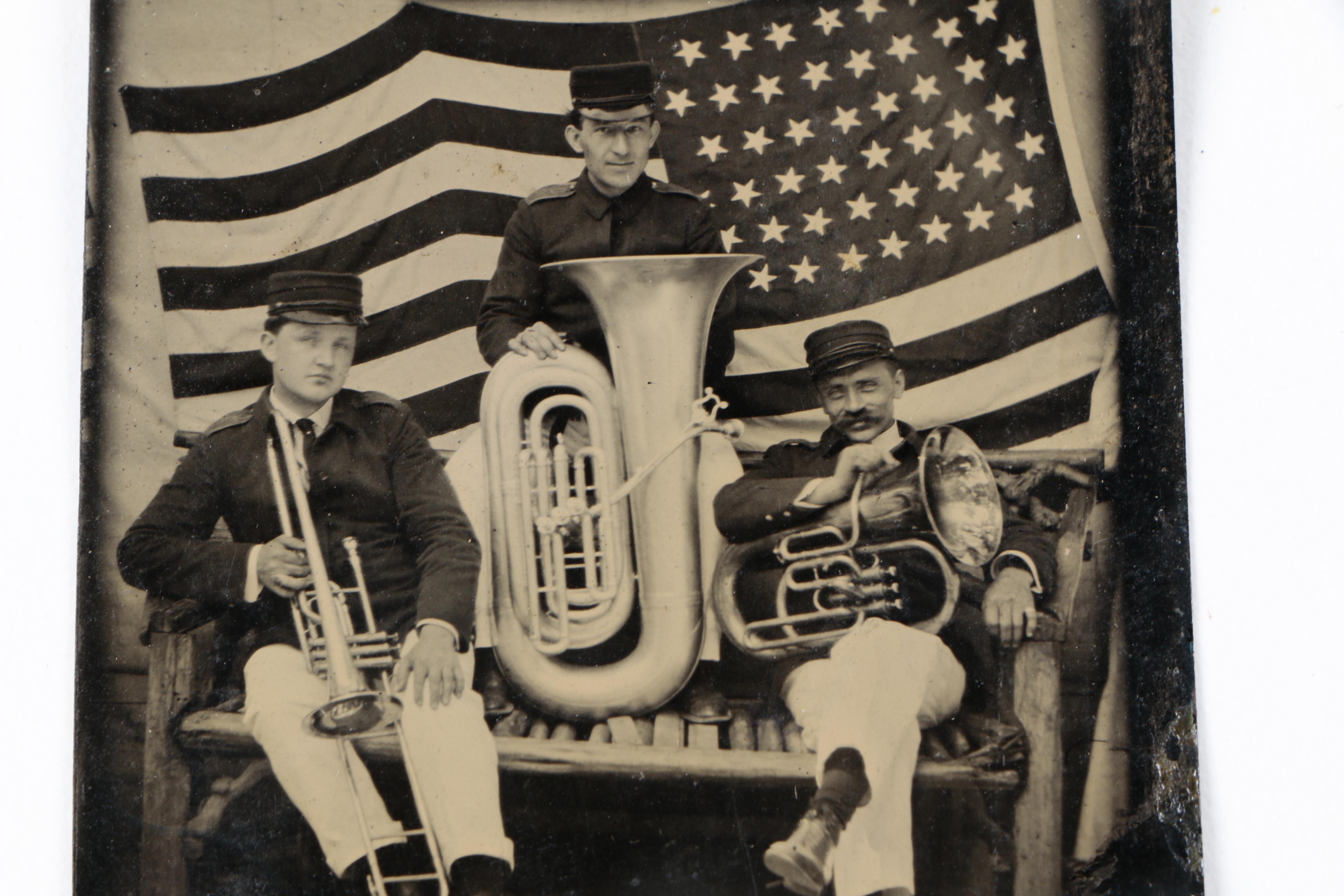 Pair of Photographs of Figurative Scenes