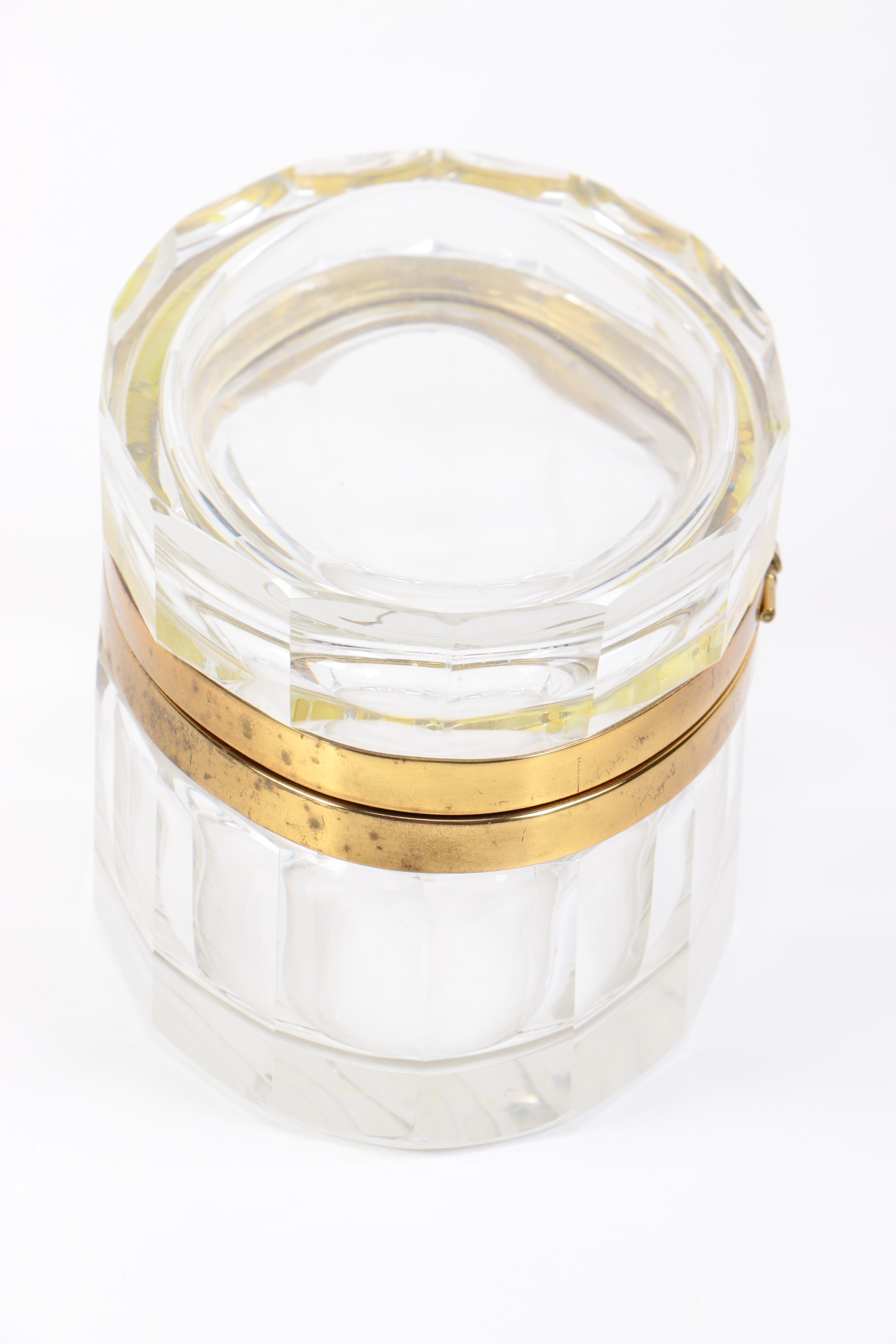 Vintage Glass Vanity Box