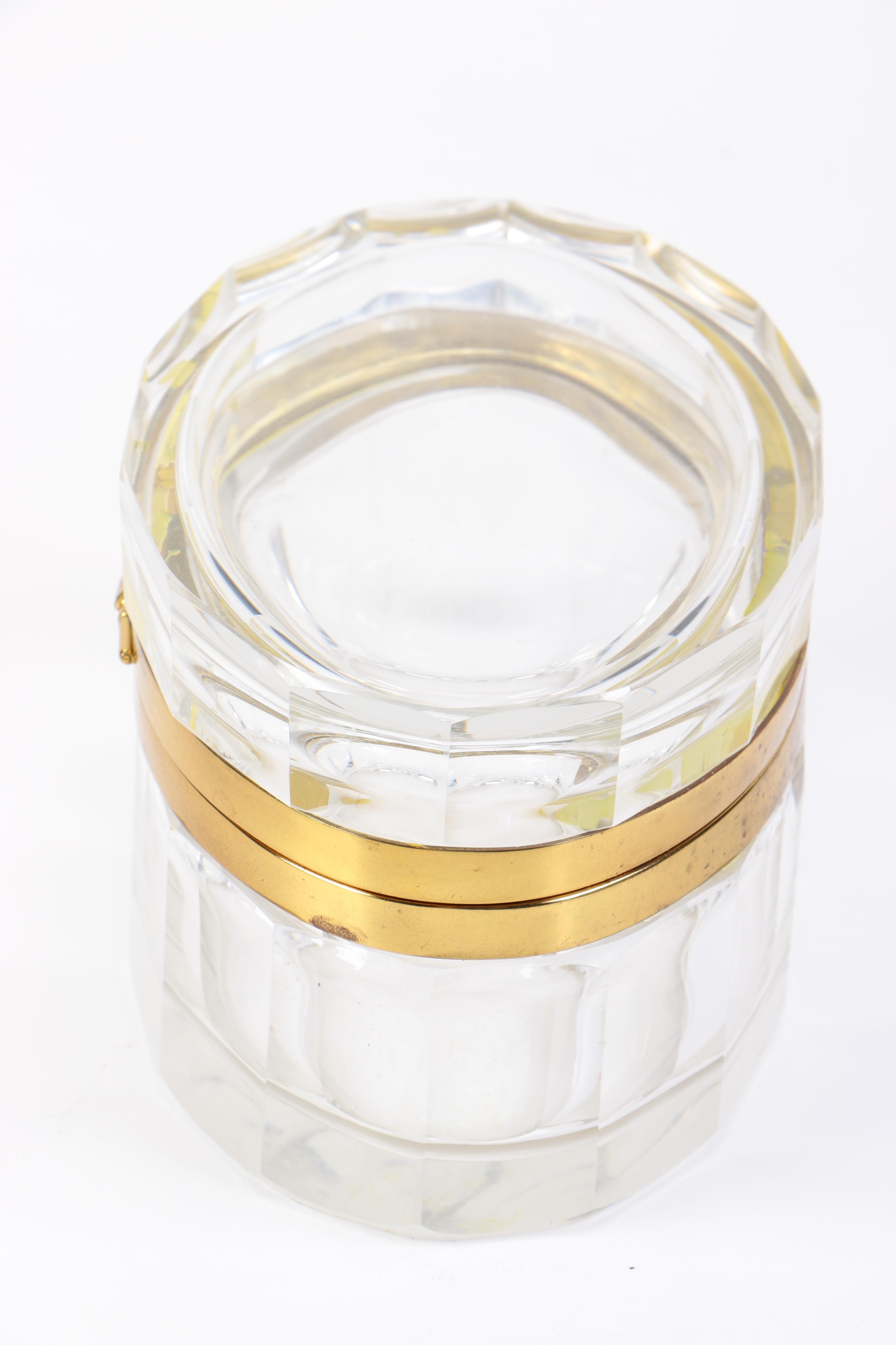 Vintage Glass Vanity Box