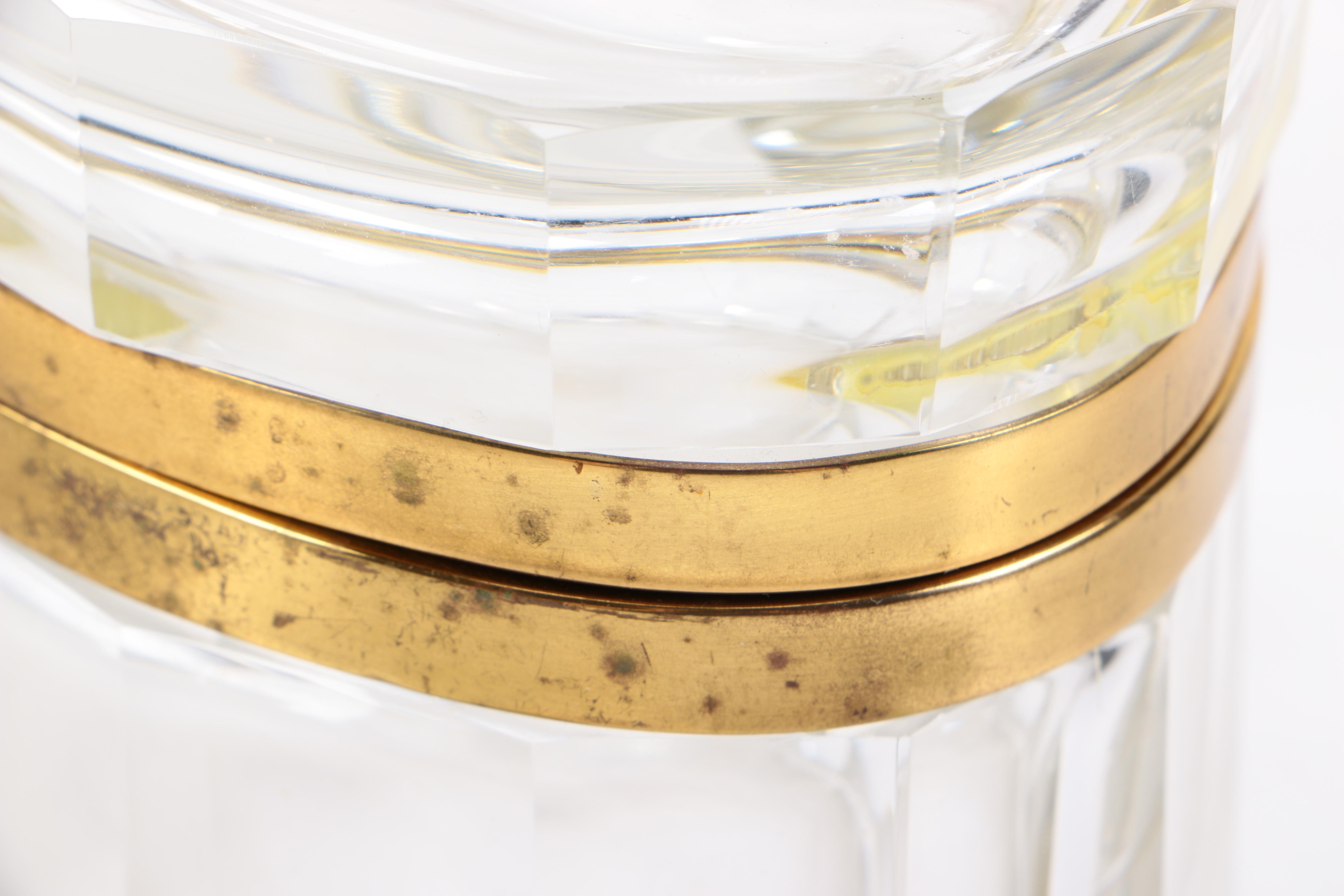 Vintage Glass Vanity Box