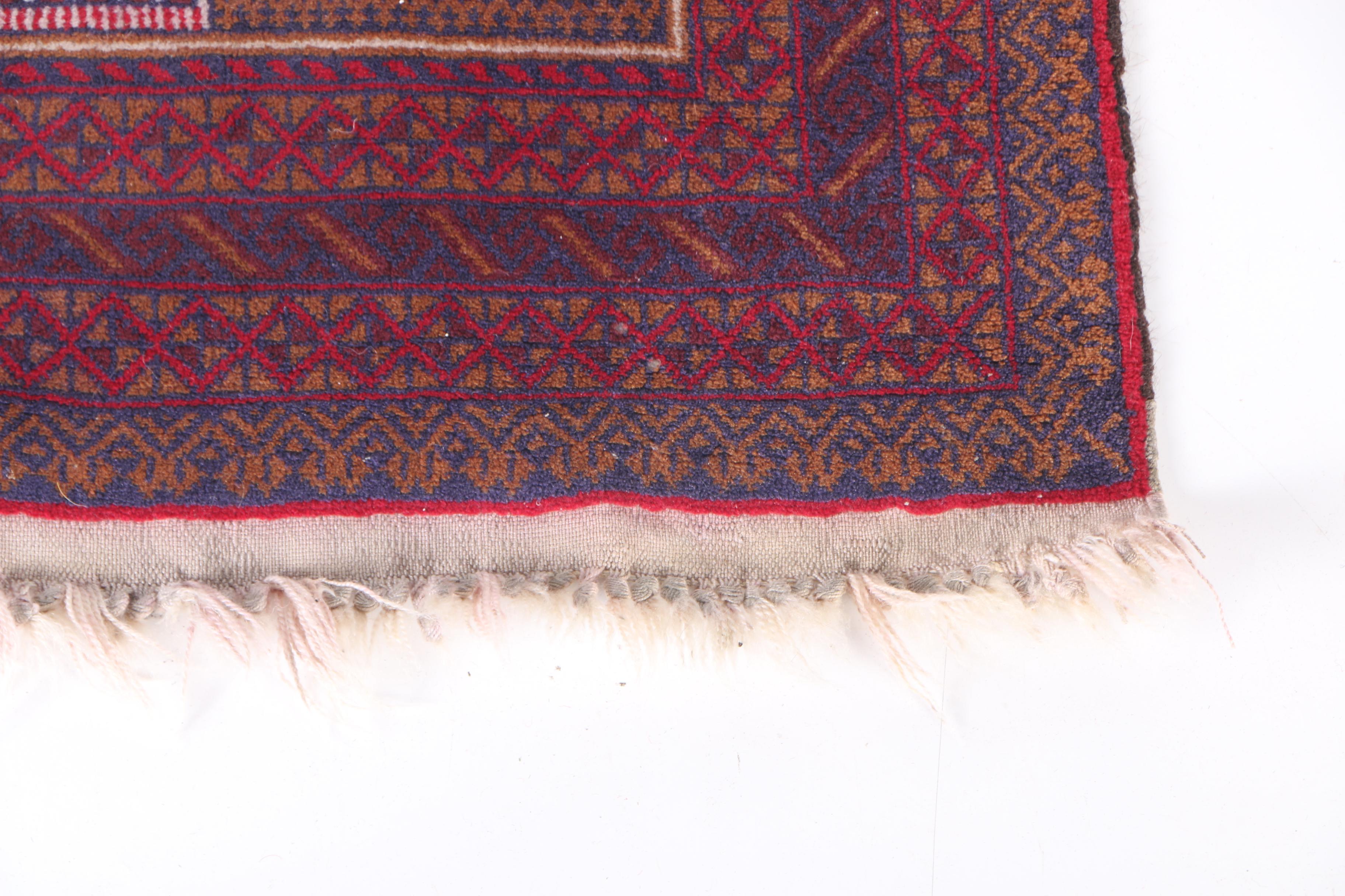 Hand-Knotted Turkish Yagçibedir Prayer Rug