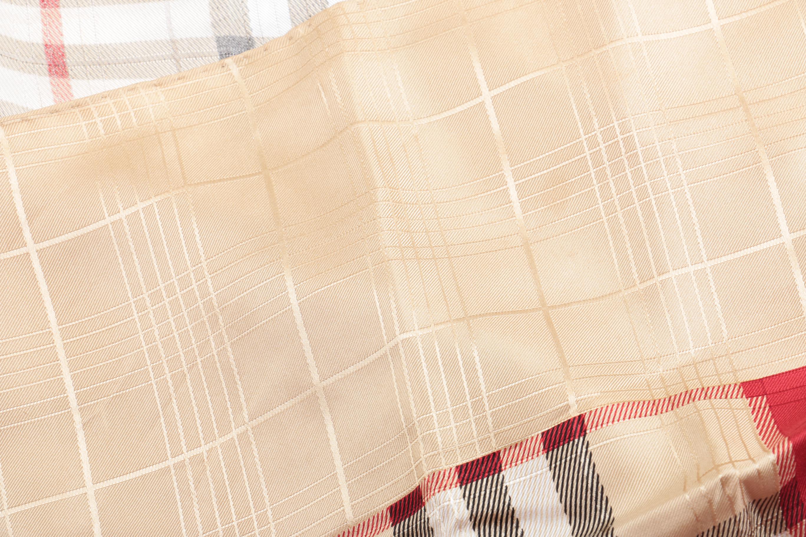Burberry 100% Silk Scarf