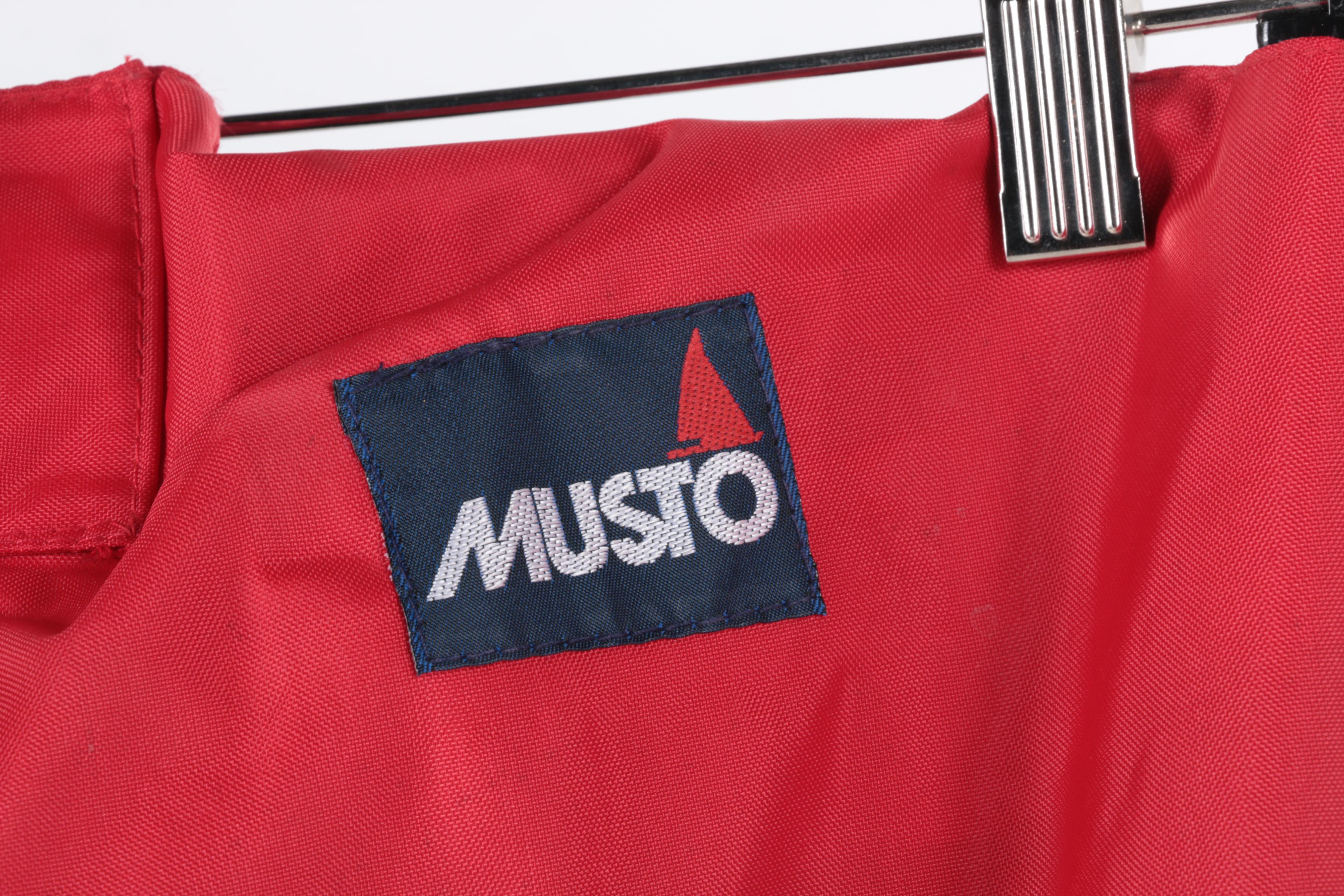Red Musto Men's Waterproof Jacket and Waders