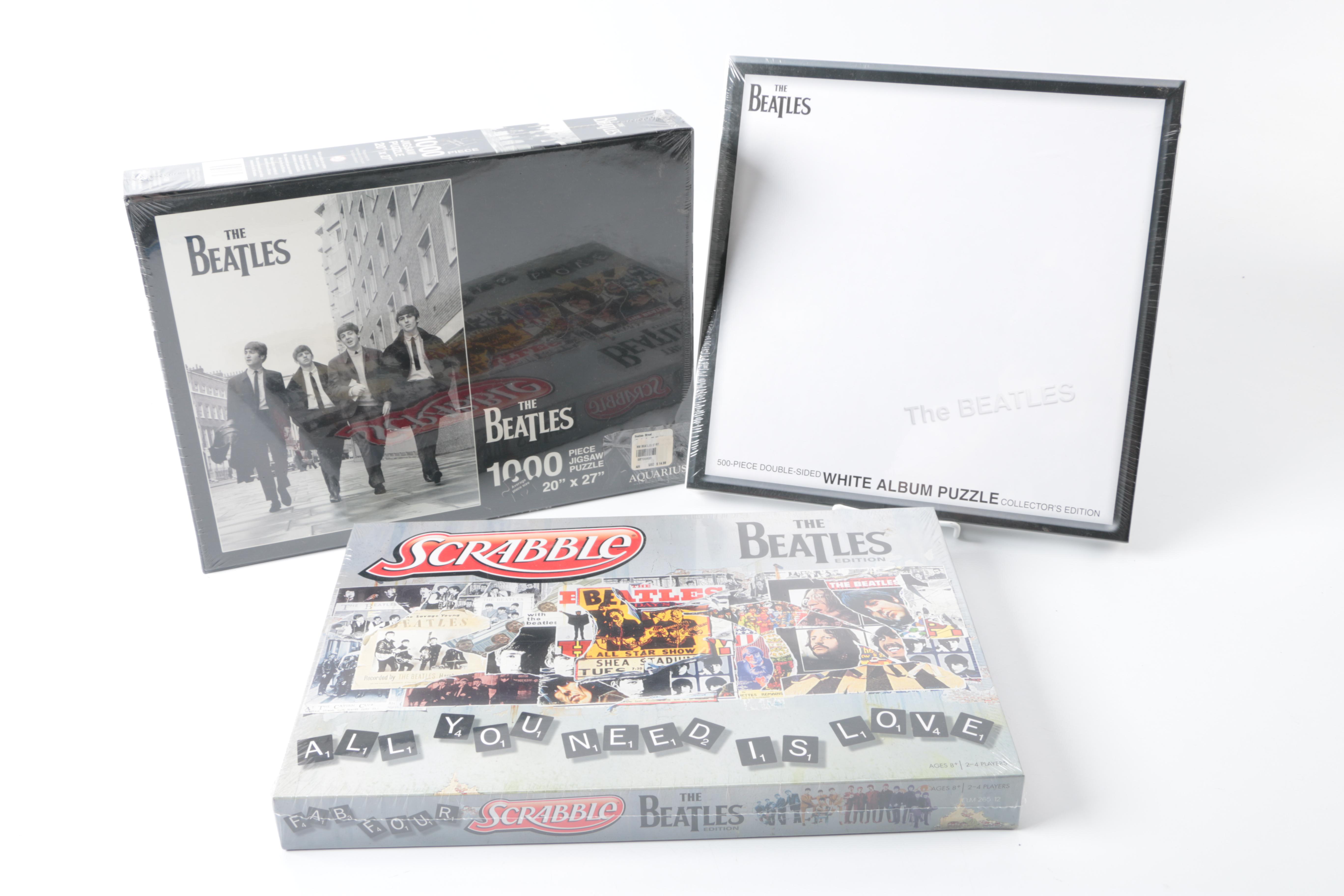 "Beatles" Themed Scrabble and Puzzles