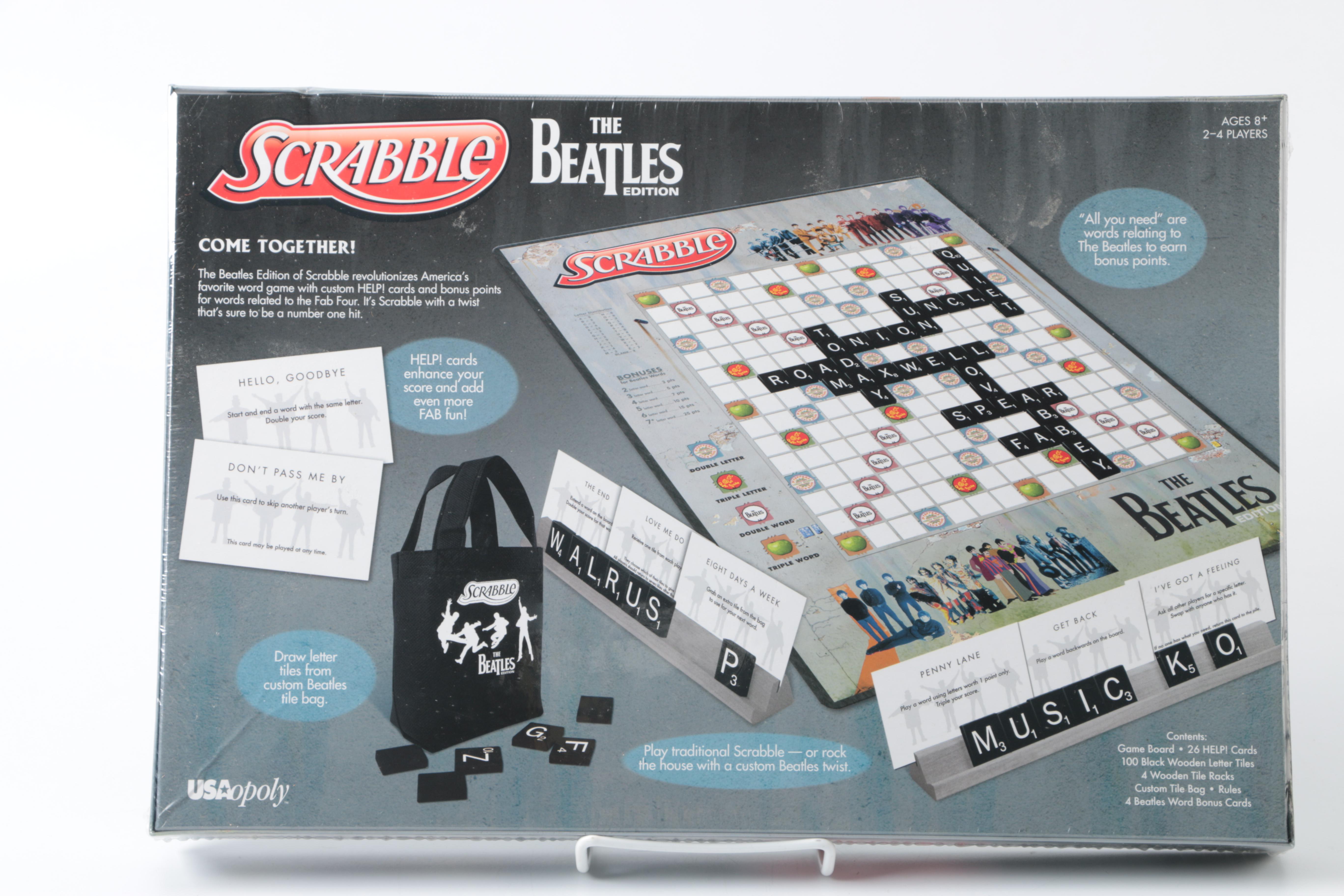 "Beatles" Themed Scrabble and Puzzles