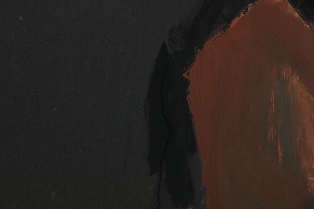 Acrylic Painting on Paper of a Female Figure