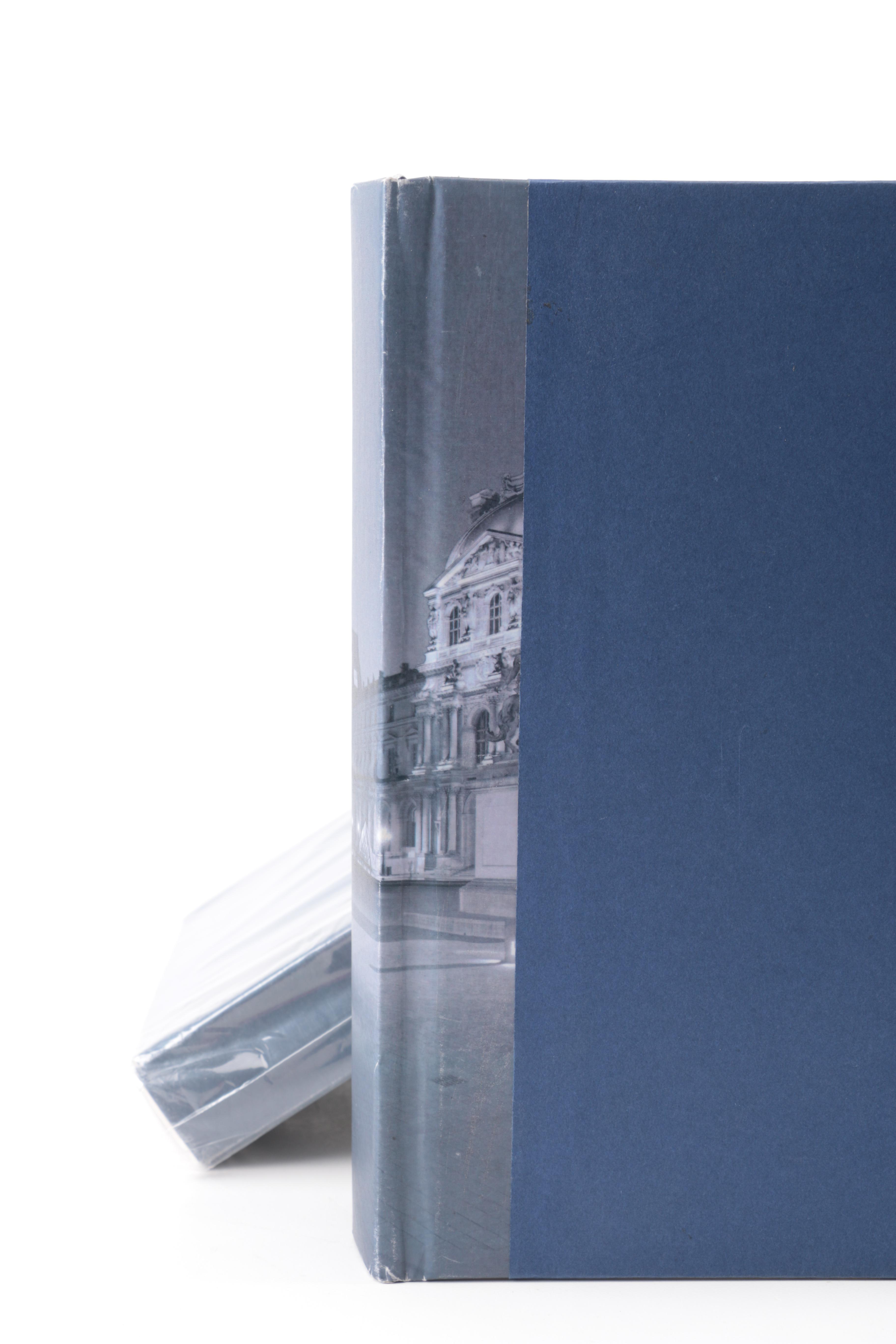 Custom Bound Book Collection featuring the Louvre Museum Pictorial Spines