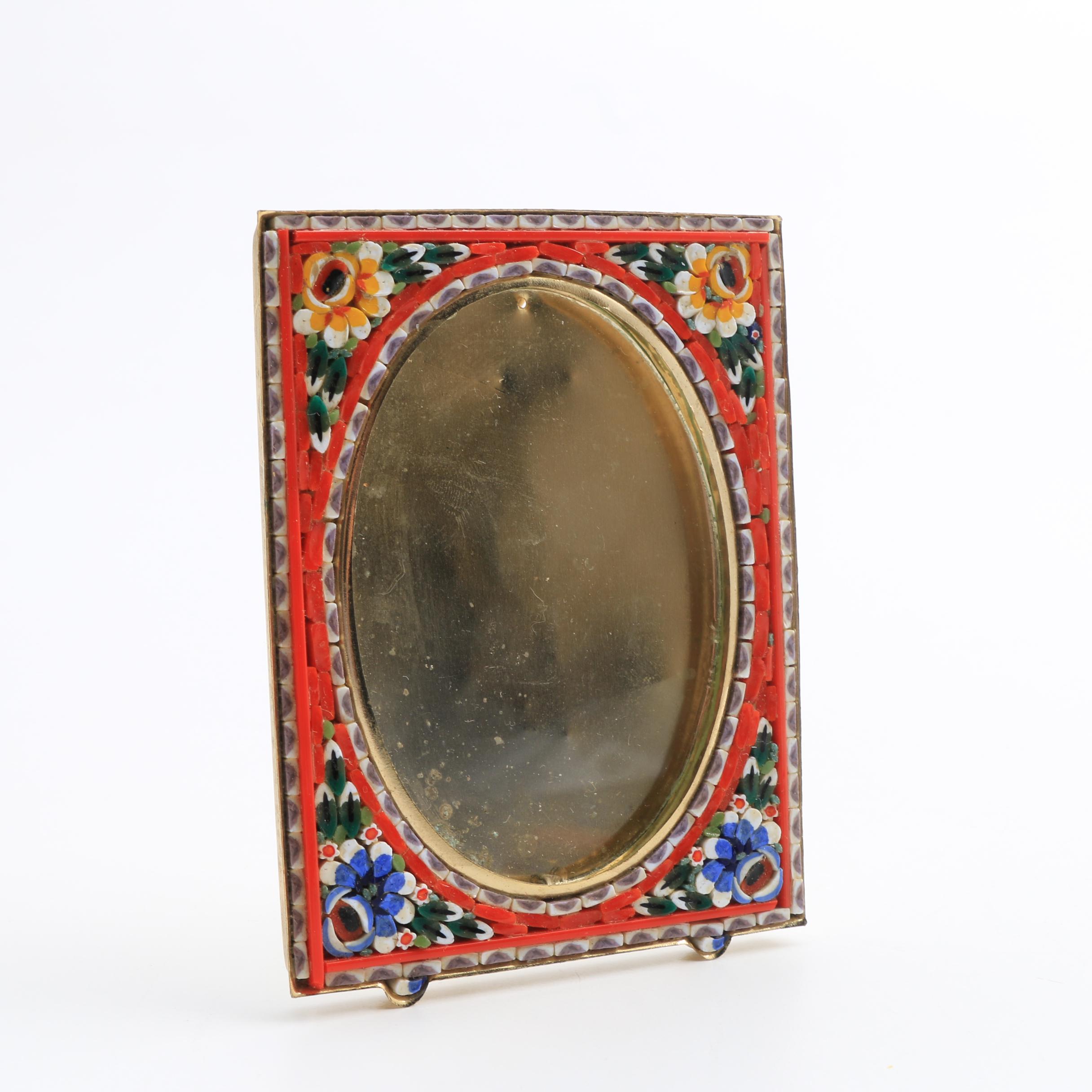 Five Italian Glass Mosaic Picture Frames