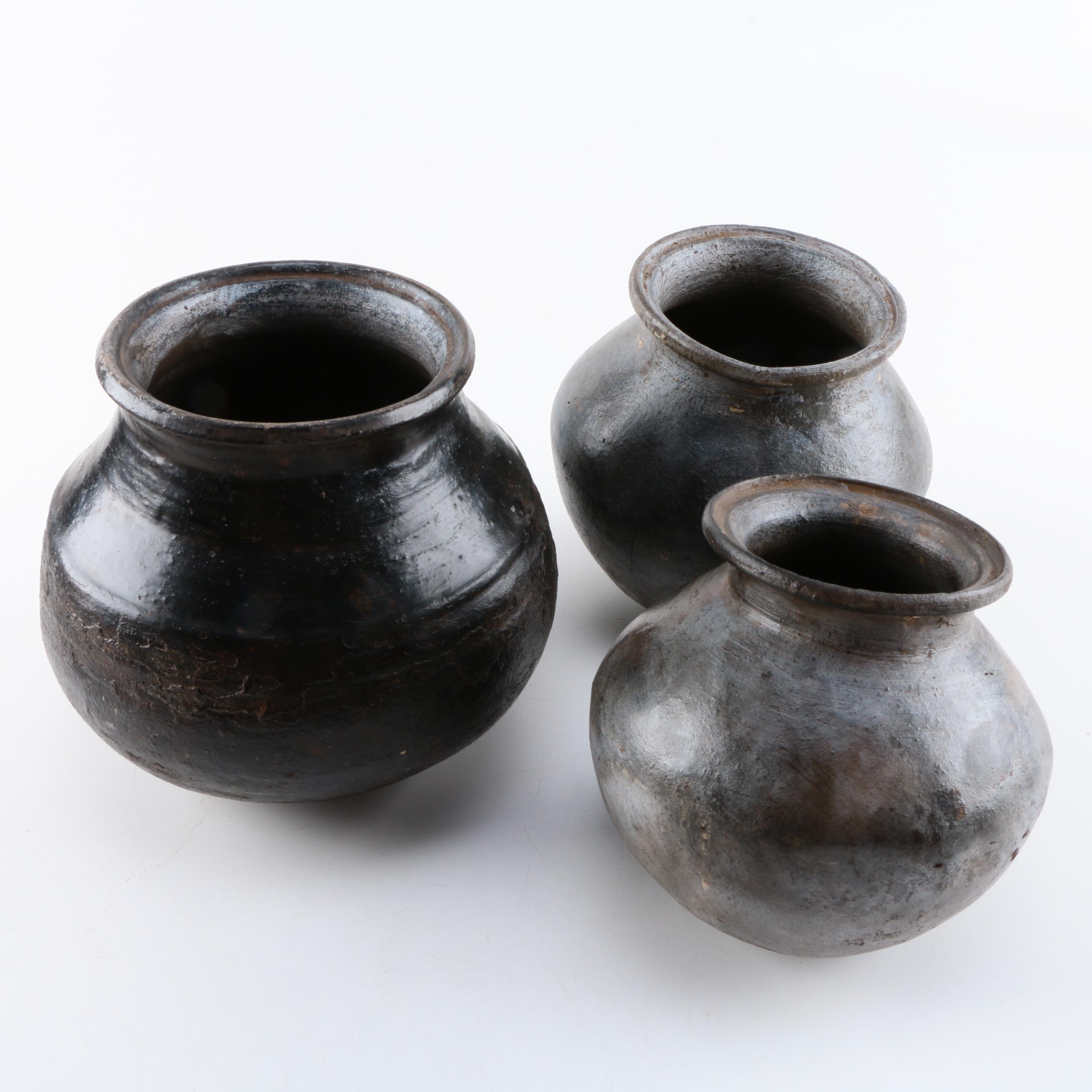 Hand Thrown and Handbuilt Stoneware Pots