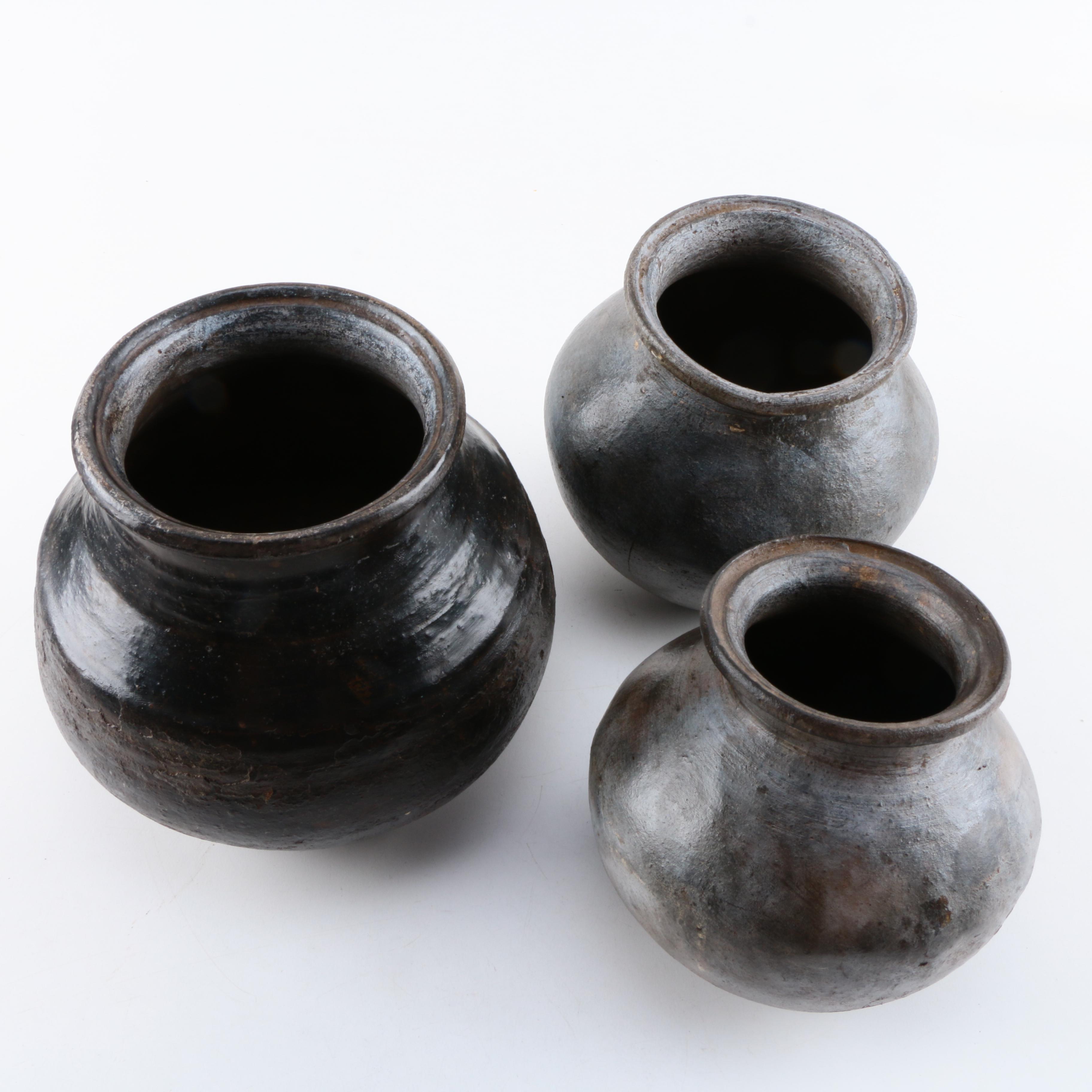 Hand Thrown and Handbuilt Stoneware Pots