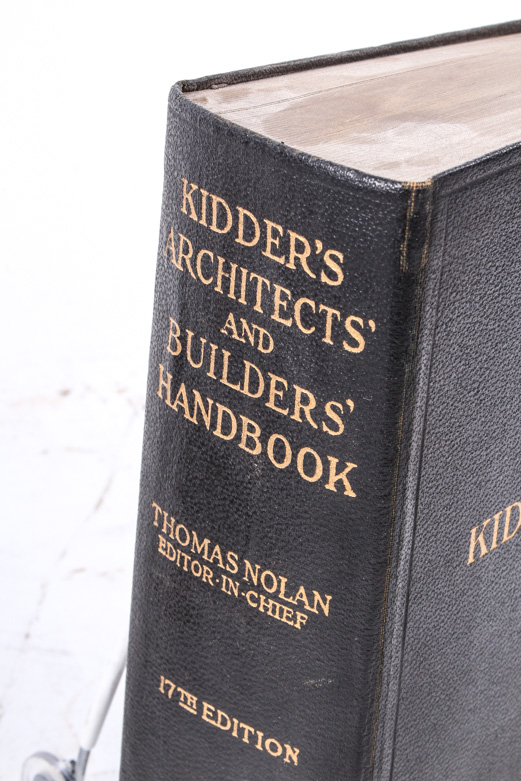1921 "Kidder's Architects' and Builders' Handbook"