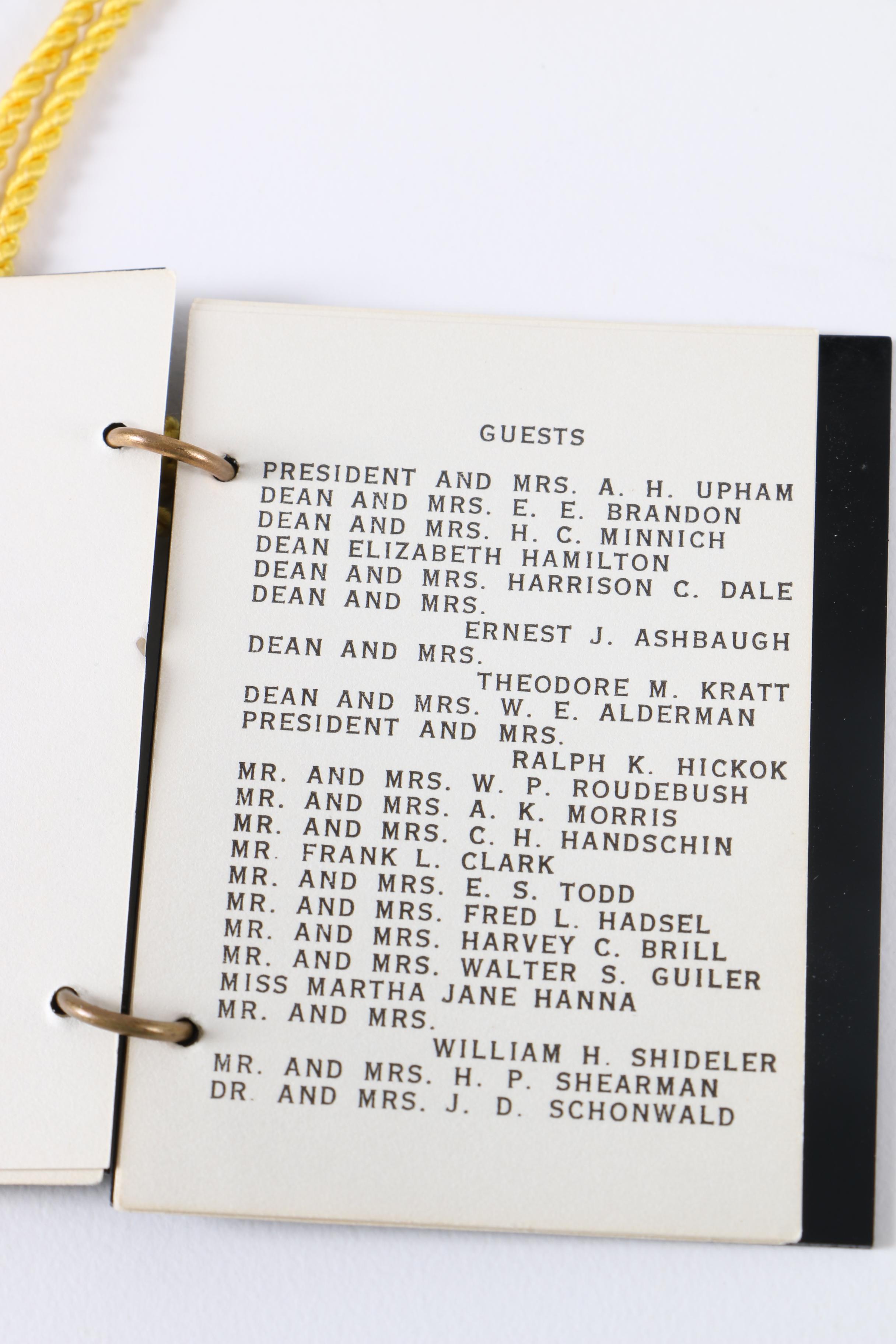 Duke Ellington Signed Prom Program