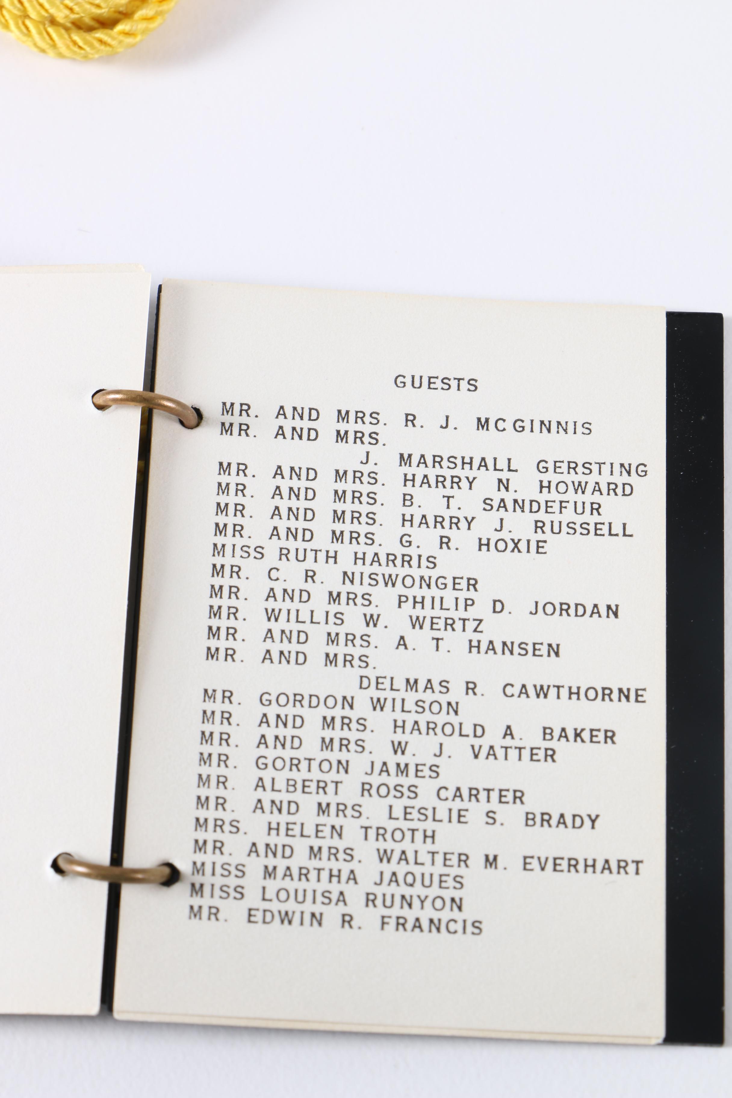 Duke Ellington Signed Prom Program