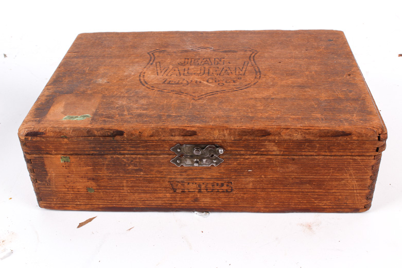 Jean Val Jean Cigar Box Filled with Assorted Small Tools