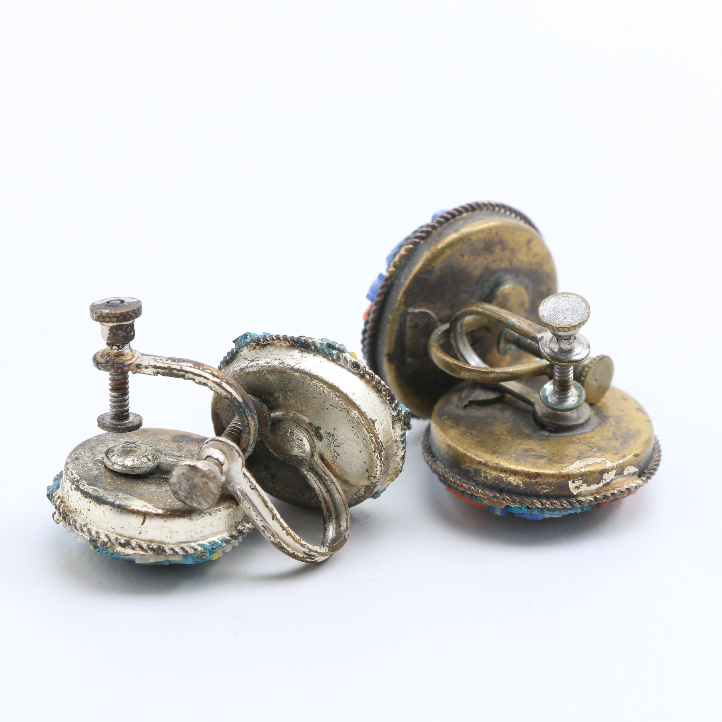 Italian Glass Mosaic Jewelry