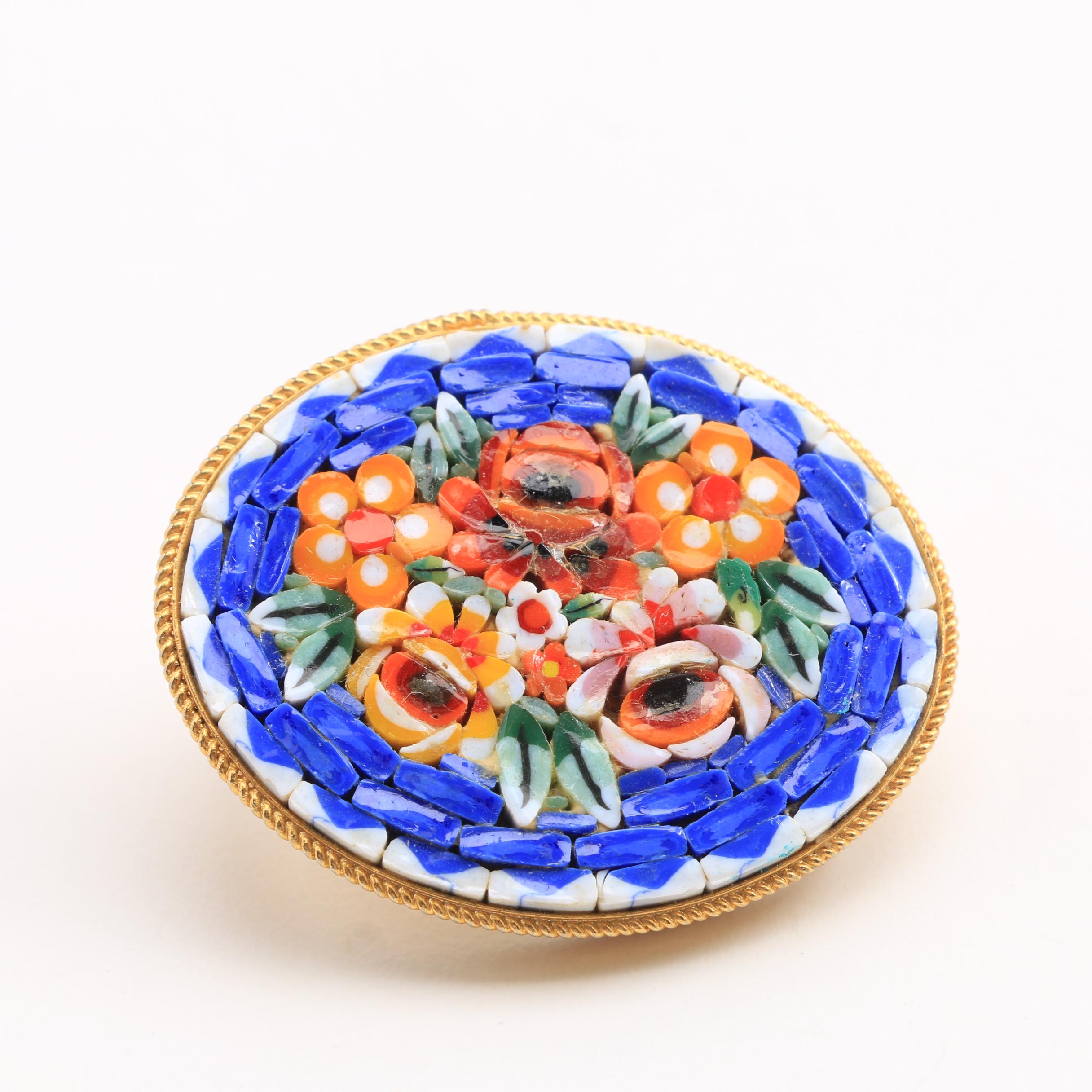 Italian Glass Mosaic Jewelry