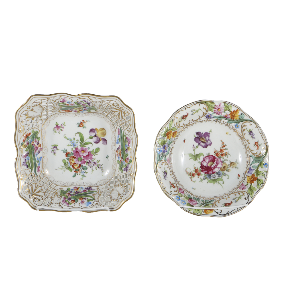 Pair of Porcelain Bowls from Germany and Czechoslovakia