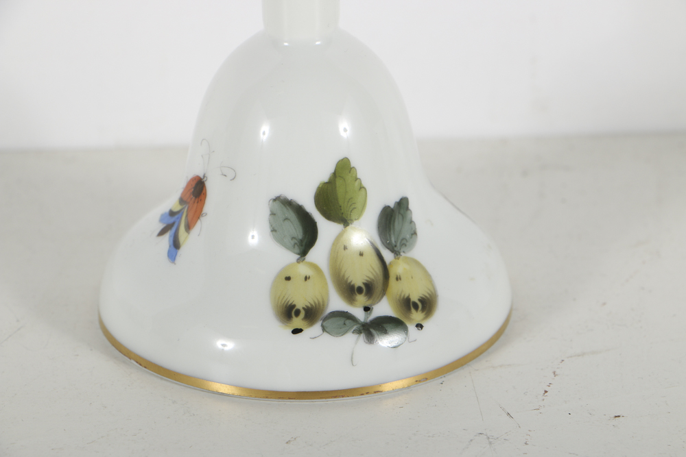 Herend Porcelain Small Vases, Bells and Urn