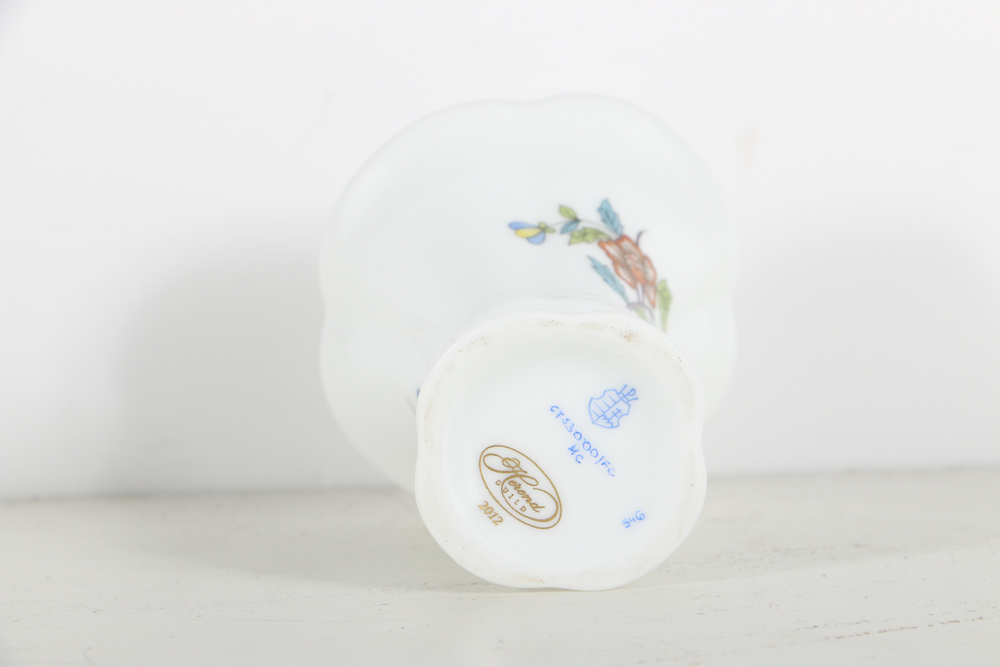 Herend Porcelain Small Vases, Bells and Urn