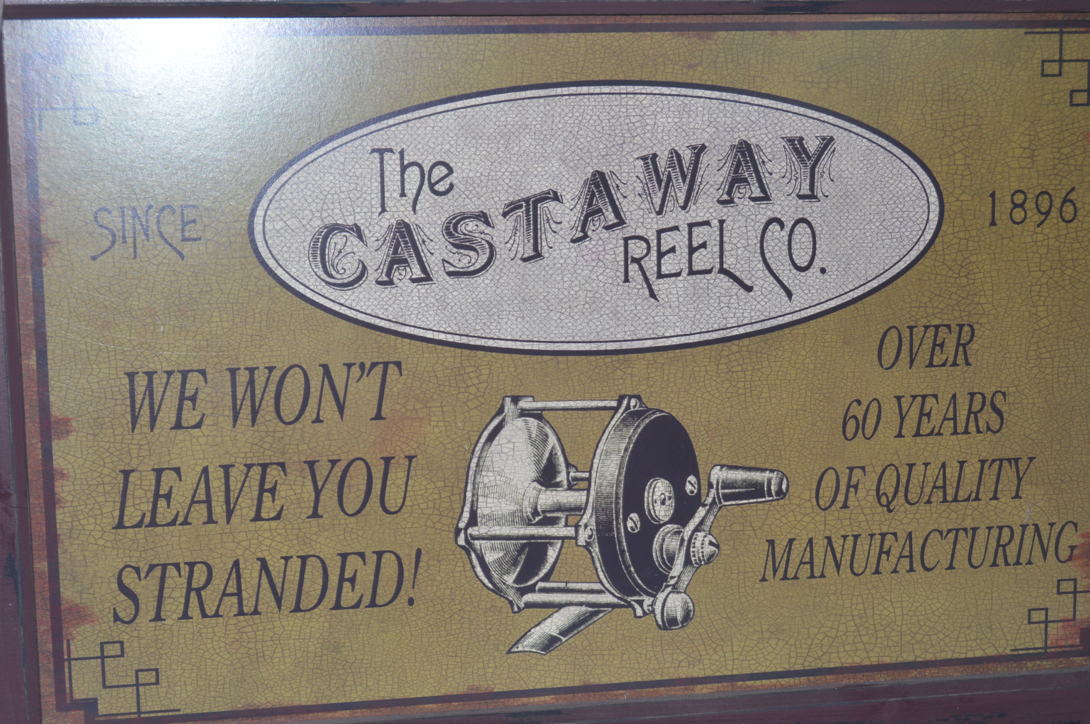 Rapala Original Giant Lure and Castaway Reel Co. Wall Art