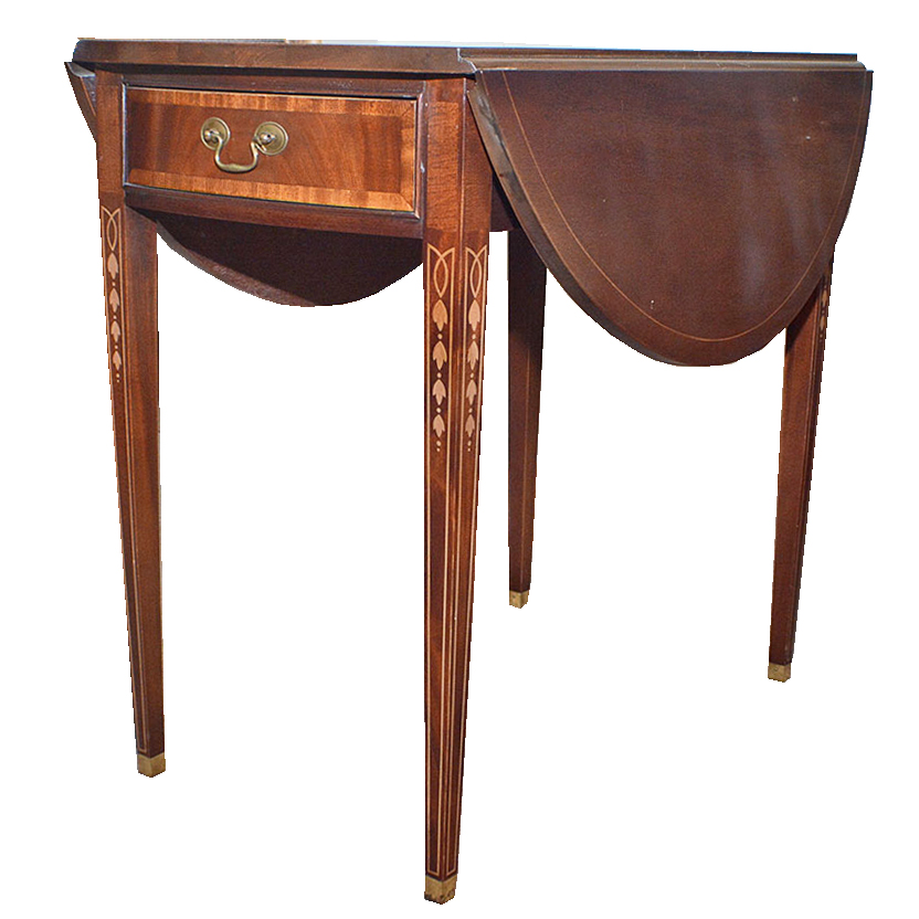 Hepplewhite Style "American Masterpiece Collection" Pembroke Table by Hickory