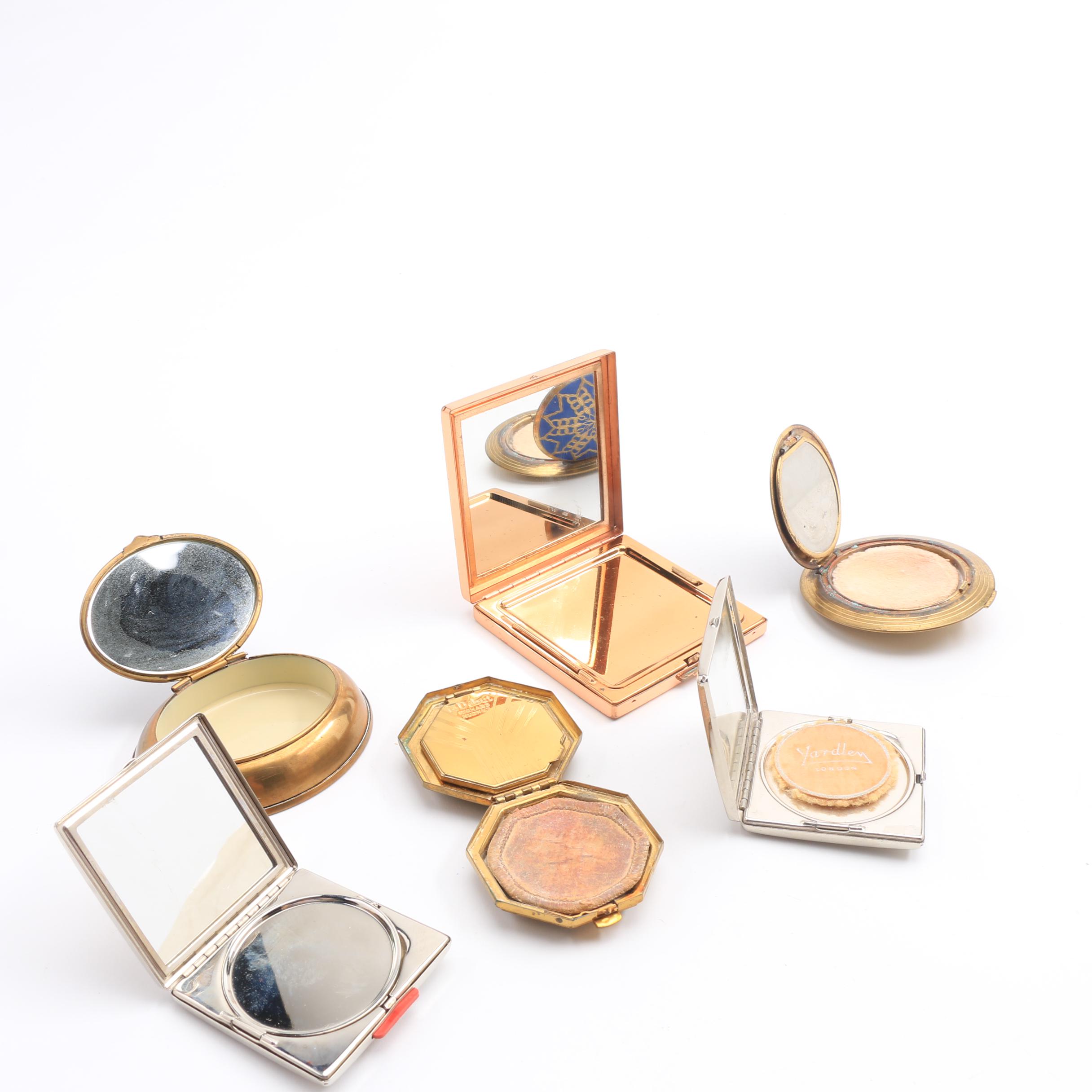 Six Vintage Compacts