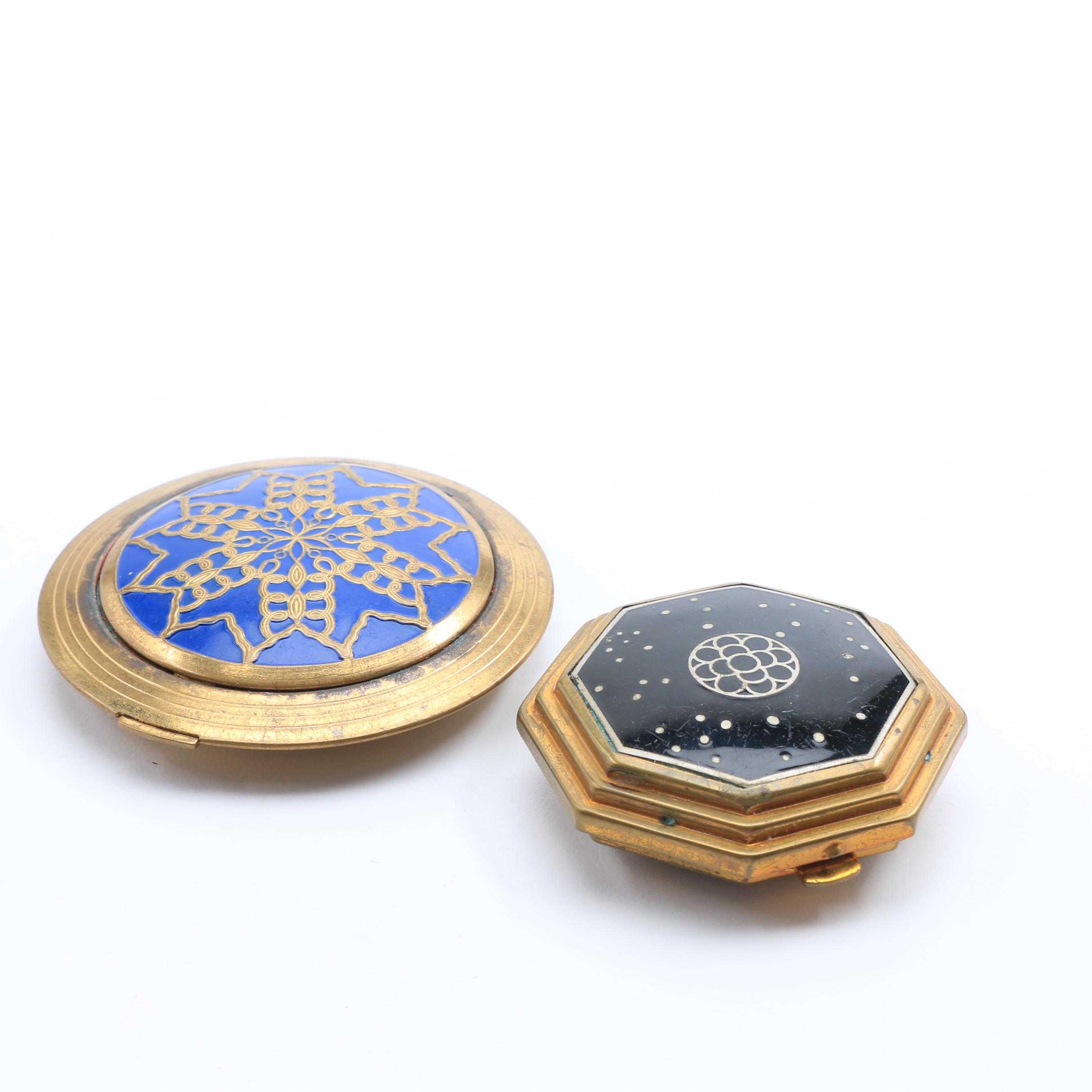 Six Vintage Compacts