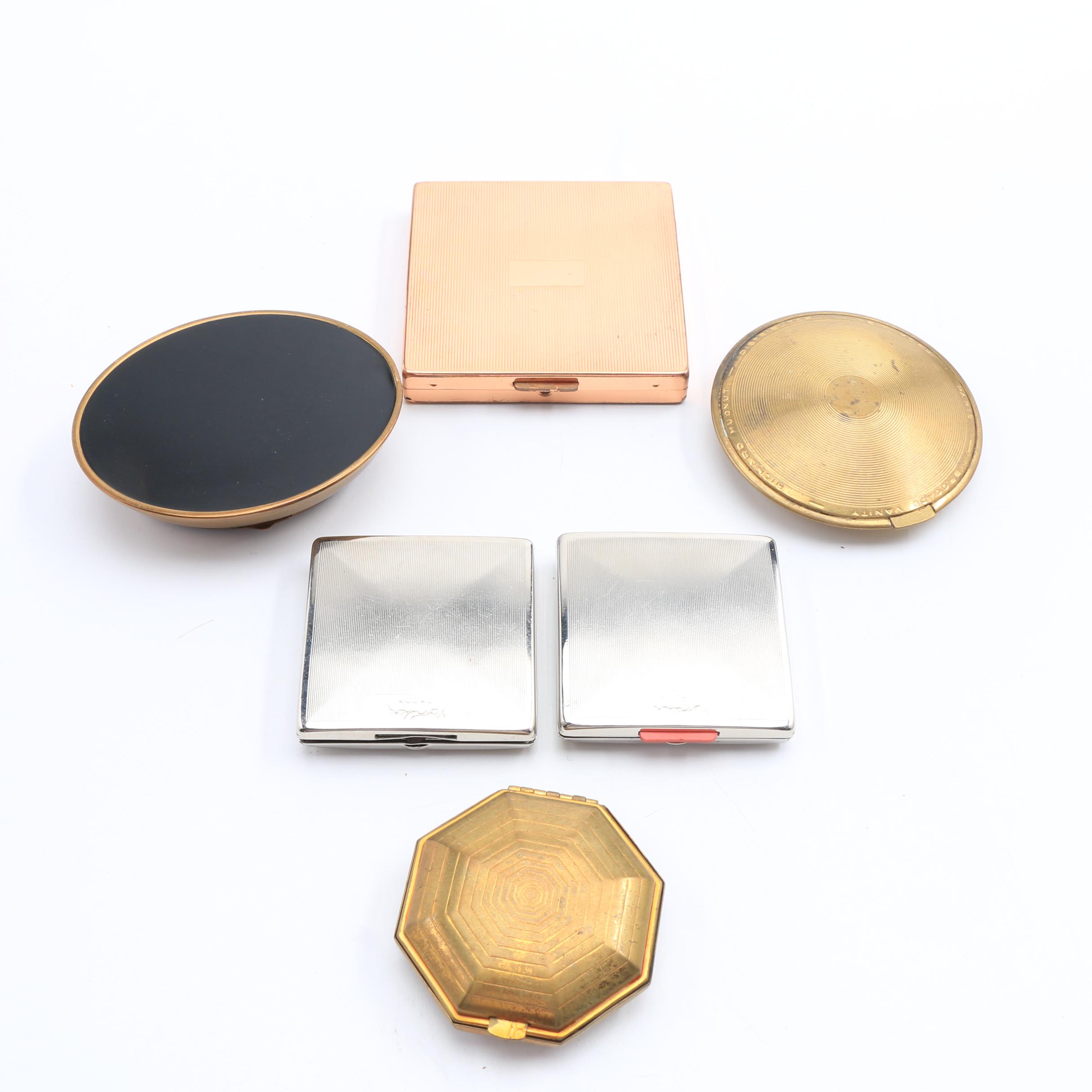 Six Vintage Compacts