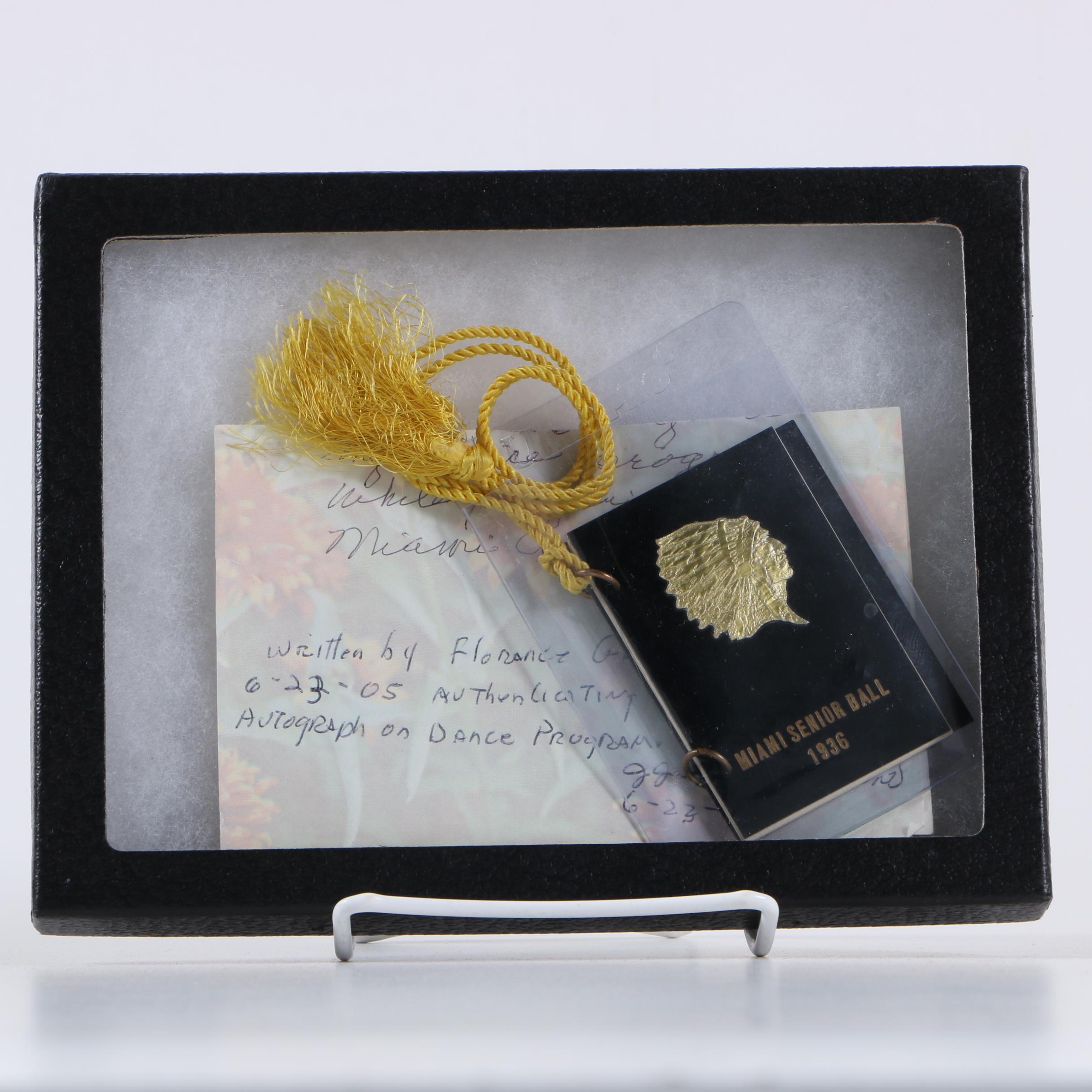 Duke Ellington Signed Prom Program