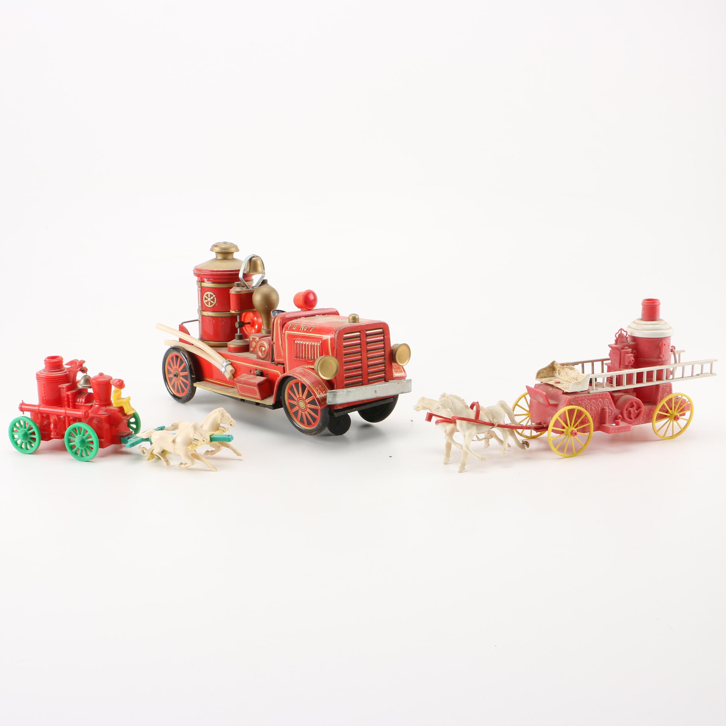 Vintage Toy Antique Fire Engines