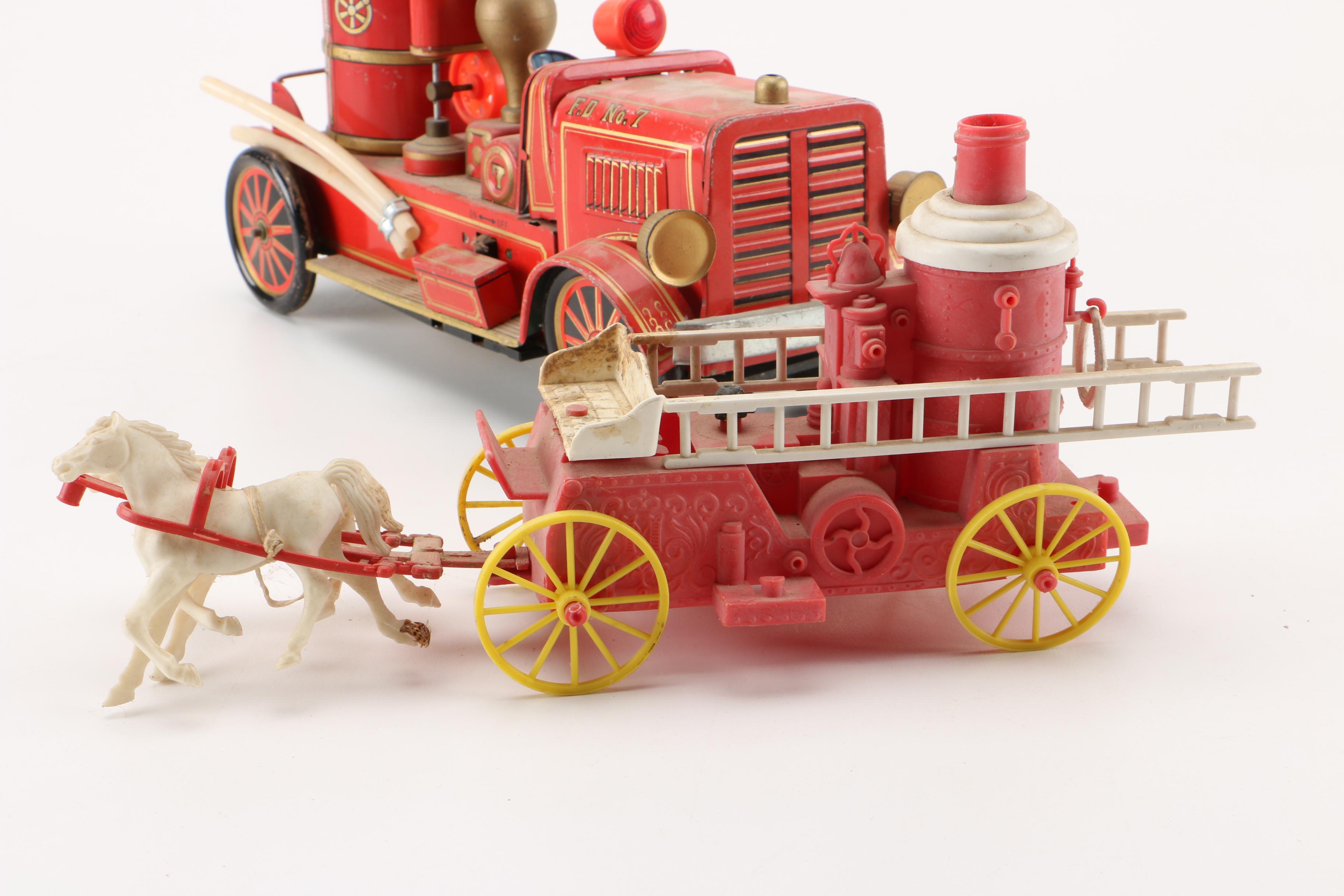 Vintage Toy Antique Fire Engines