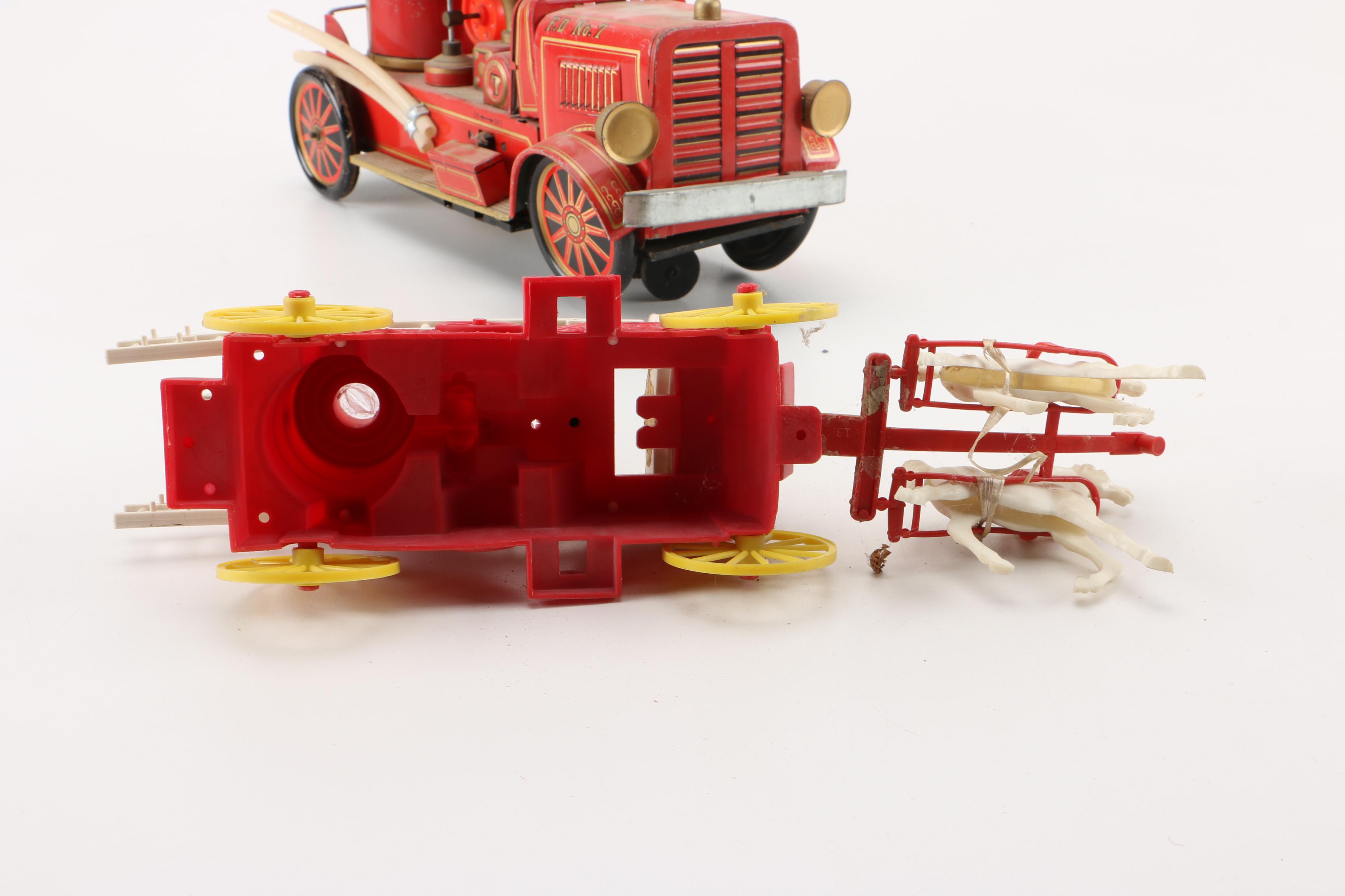 Vintage Toy Antique Fire Engines