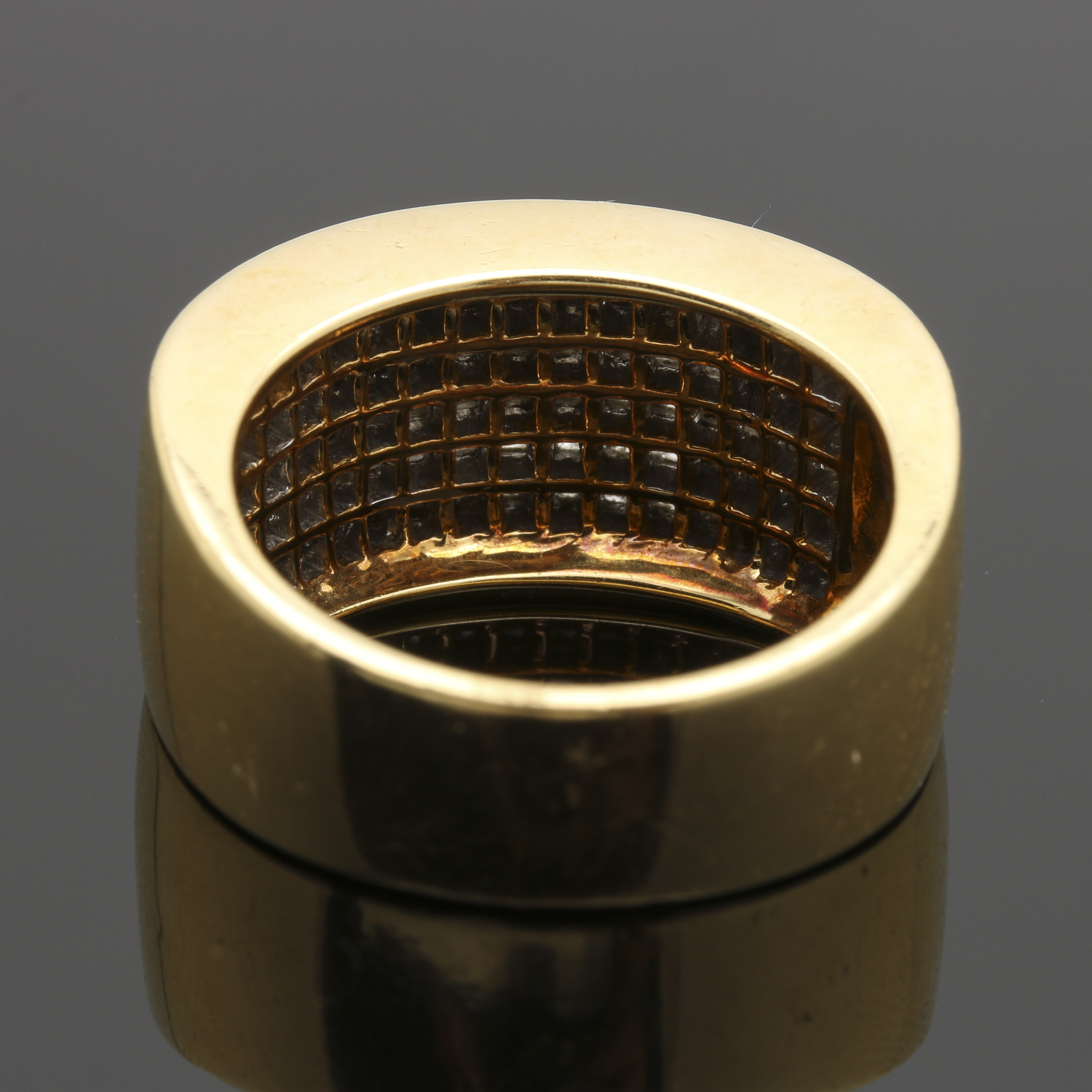 18K Yellow Gold 2.00 CTW Diamond Barrel Ring