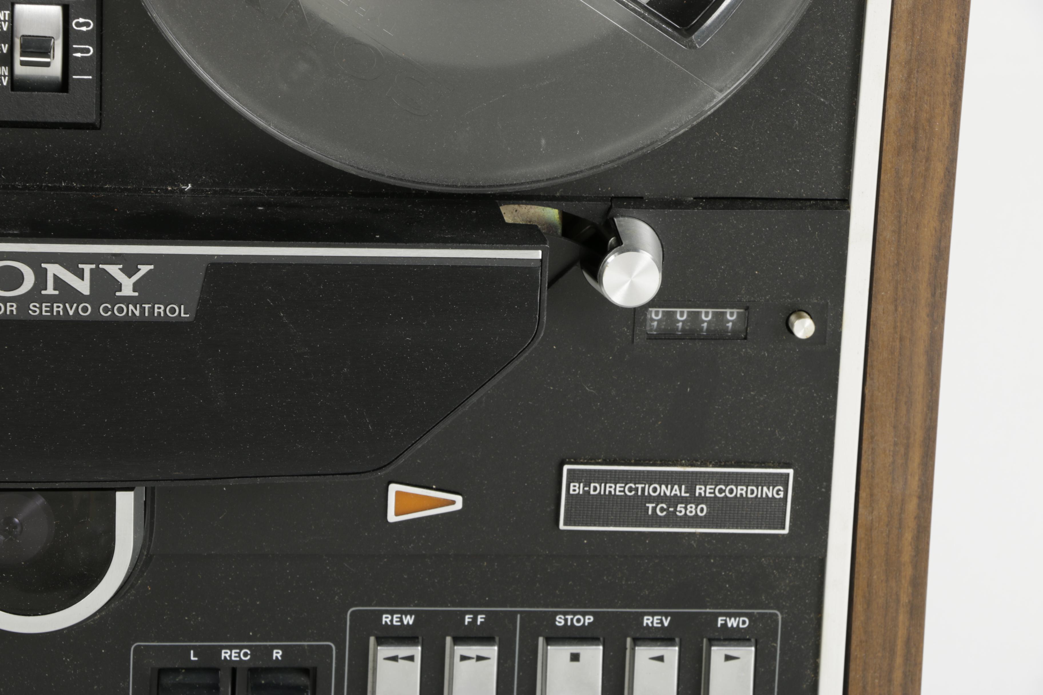 Vintage Sony Deluxe Reel-to-Reel Tape Recorder