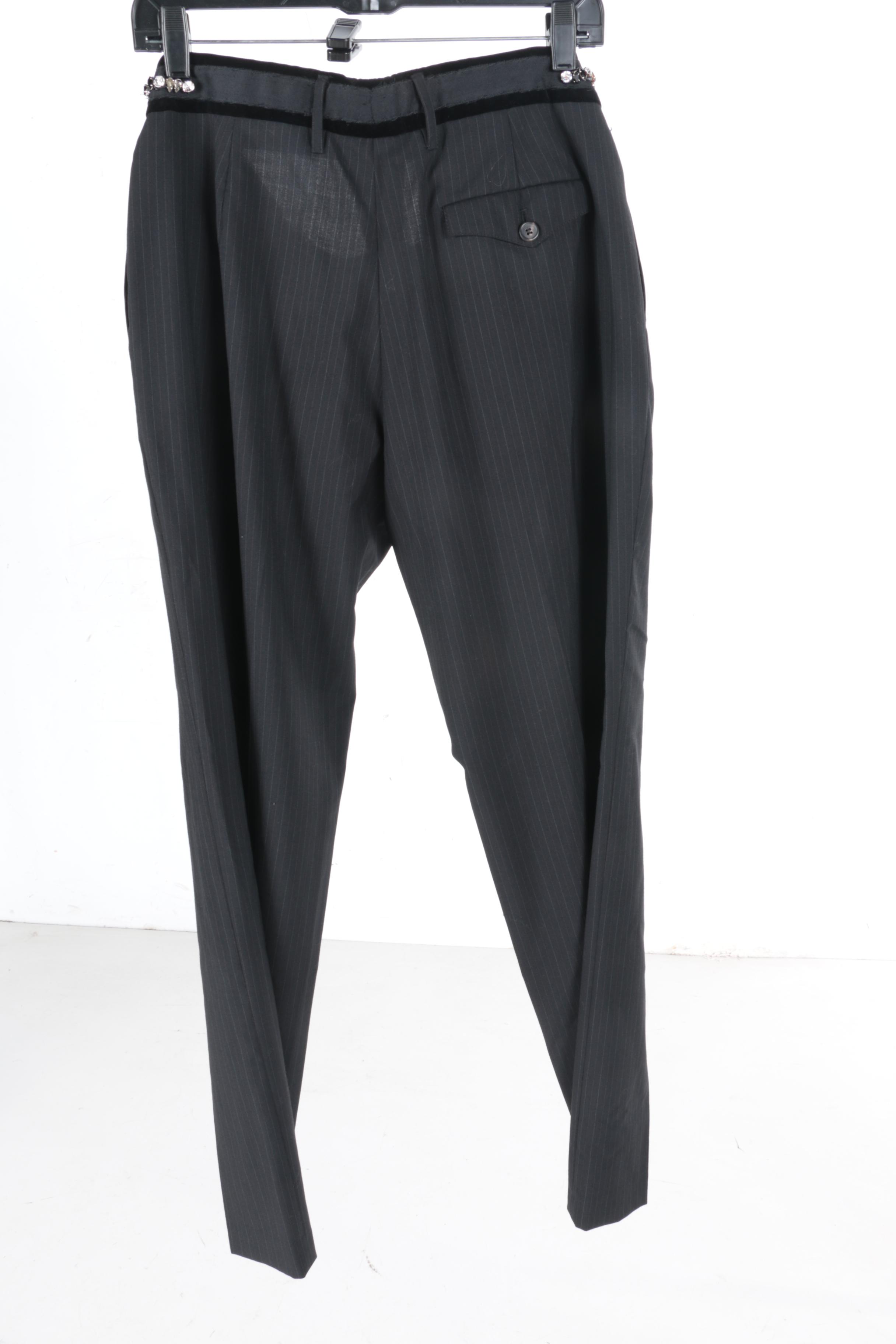Prada Embellished Trousers