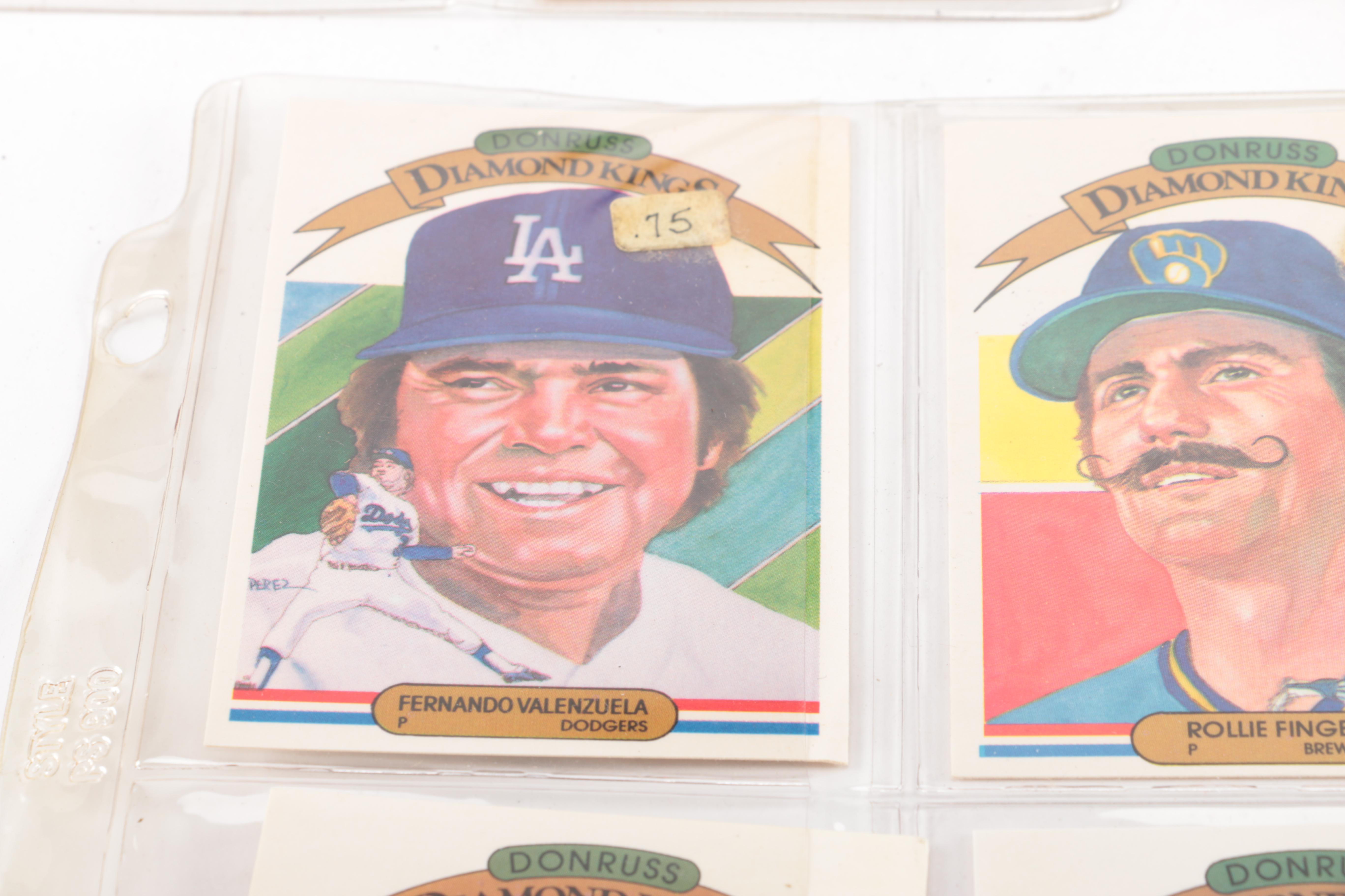 1982 Donruss Diamond Kings Baseball Cards