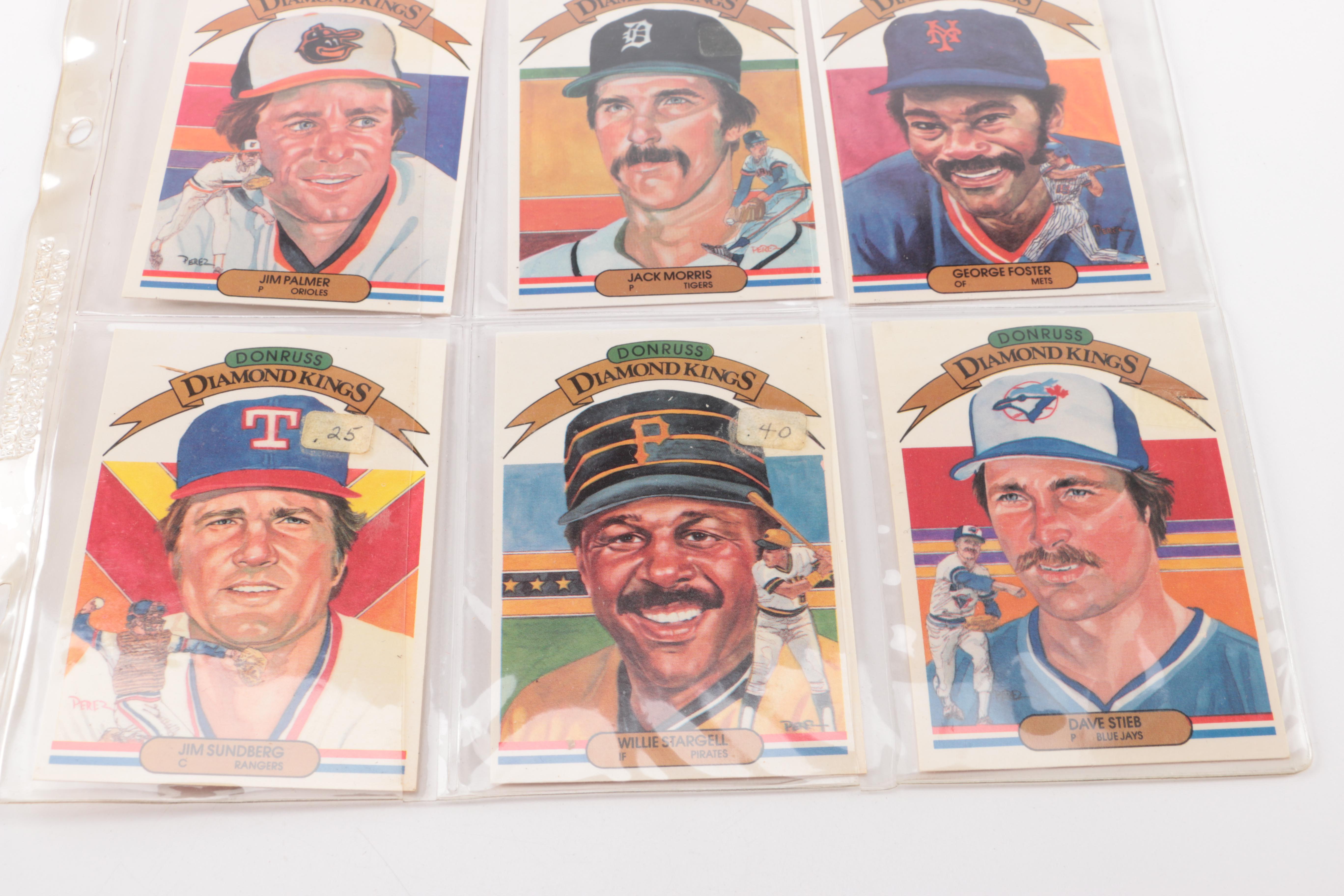 1982 Donruss Diamond Kings Baseball Cards