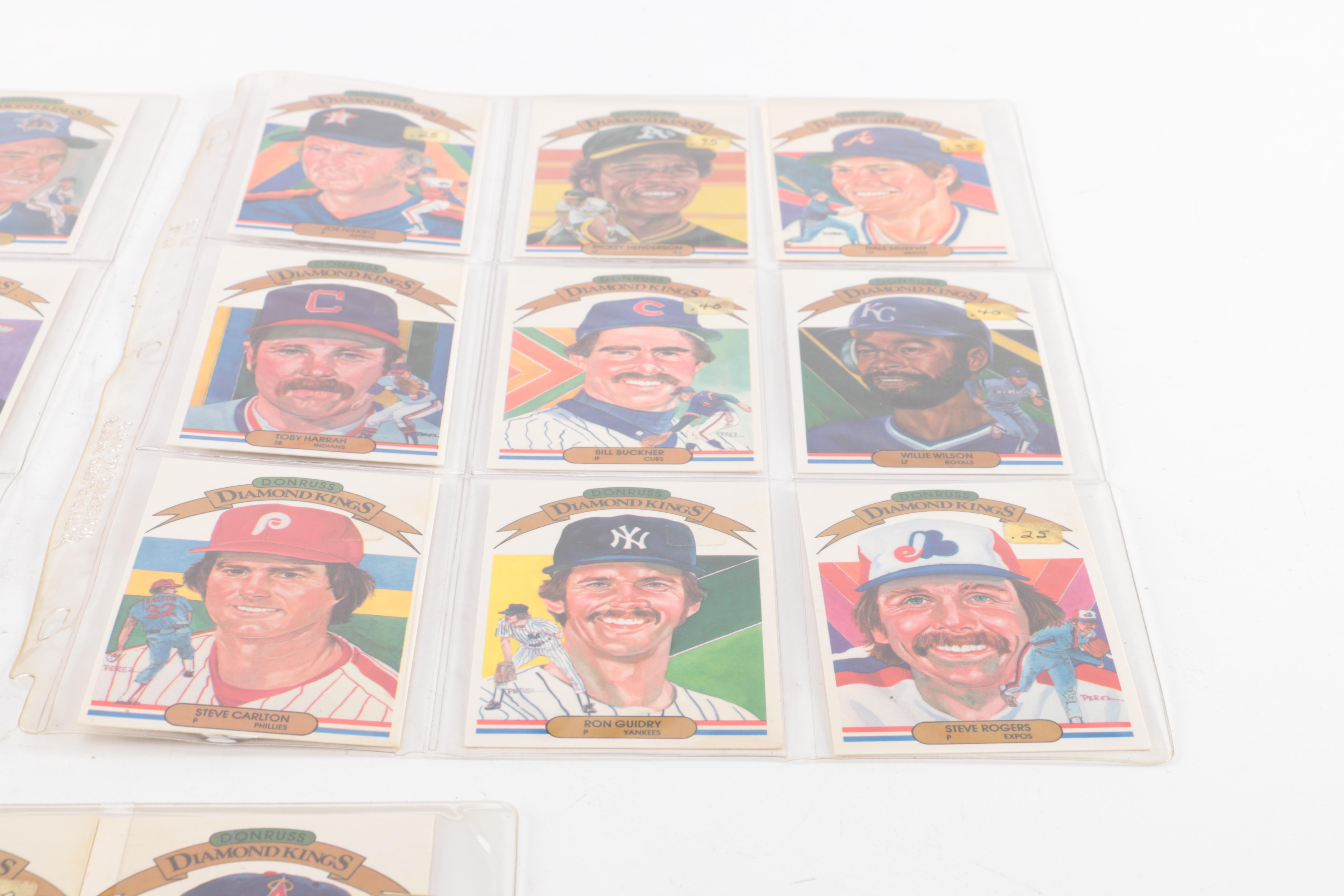 1982 Donruss Diamond Kings Baseball Cards