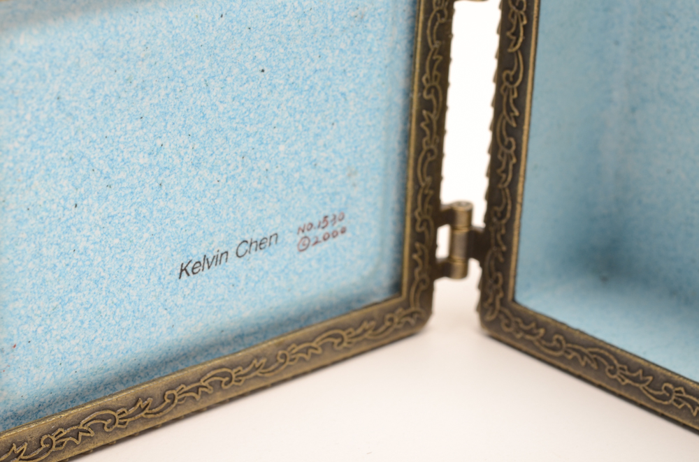 Kelvin Chen Copper Trinket Boxes After Modigliani and Van Gogh