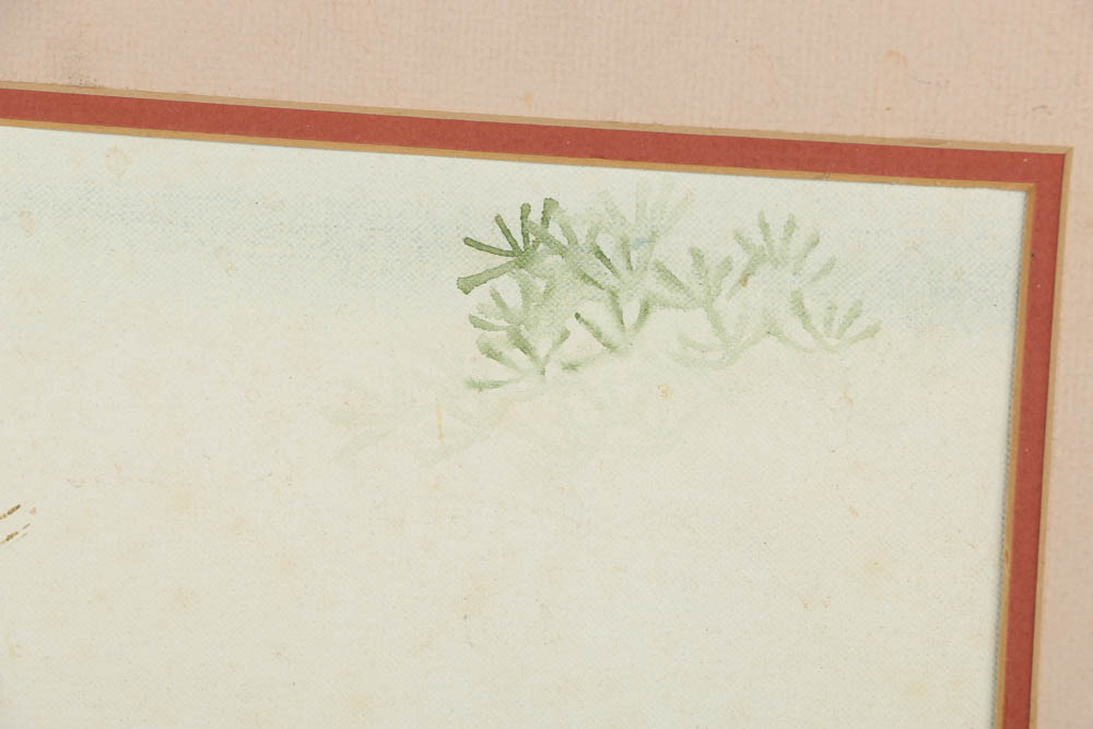 East Asian Style Watercolor Paintings of Koi Fish