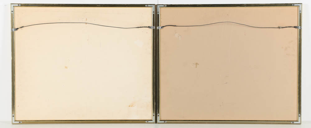 East Asian Style Watercolor Paintings of Koi Fish